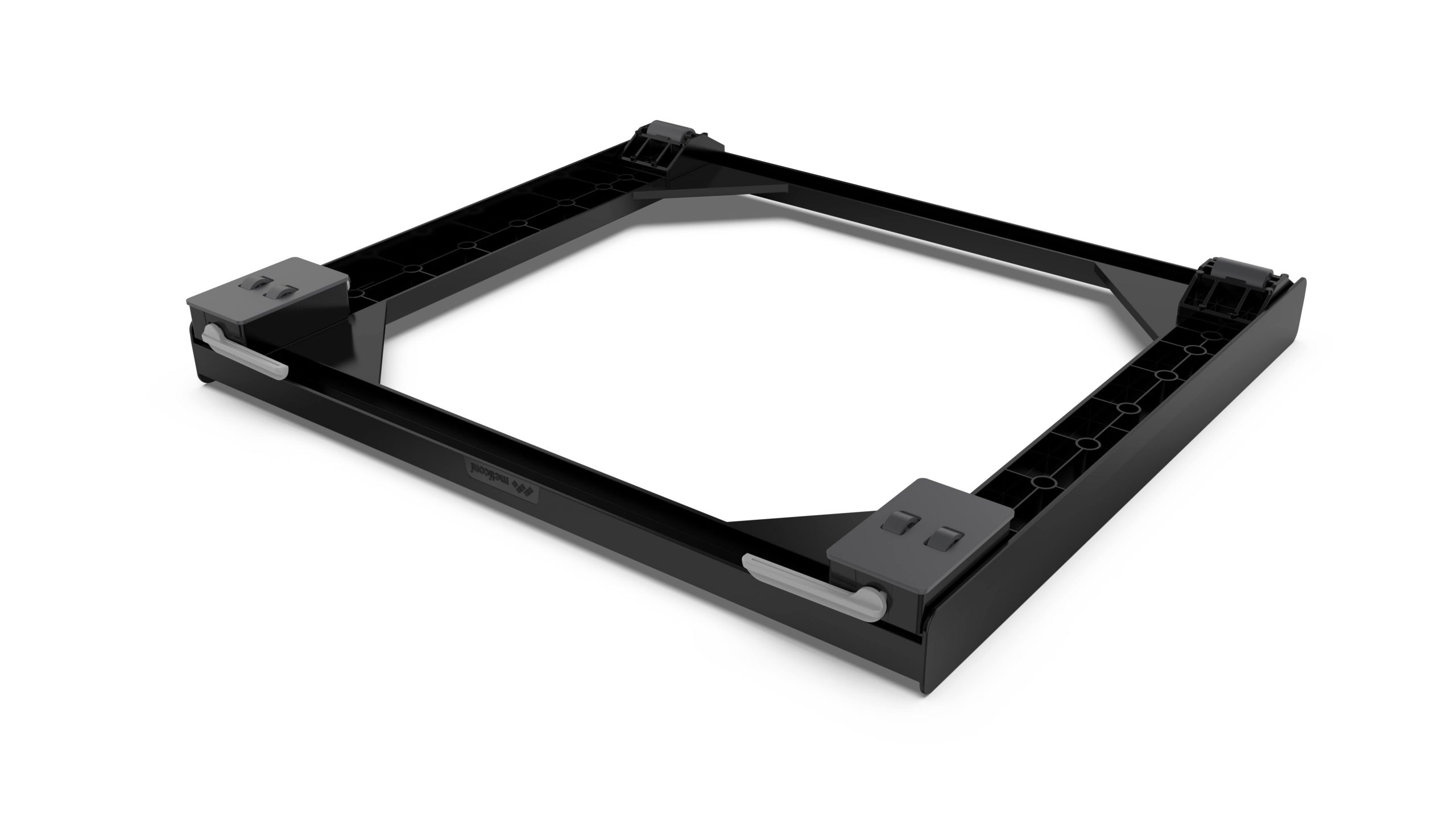 Meliconi Base Move Black Base Antivibrazioni con Ruote e Freni per Lavatrici - immagine 4