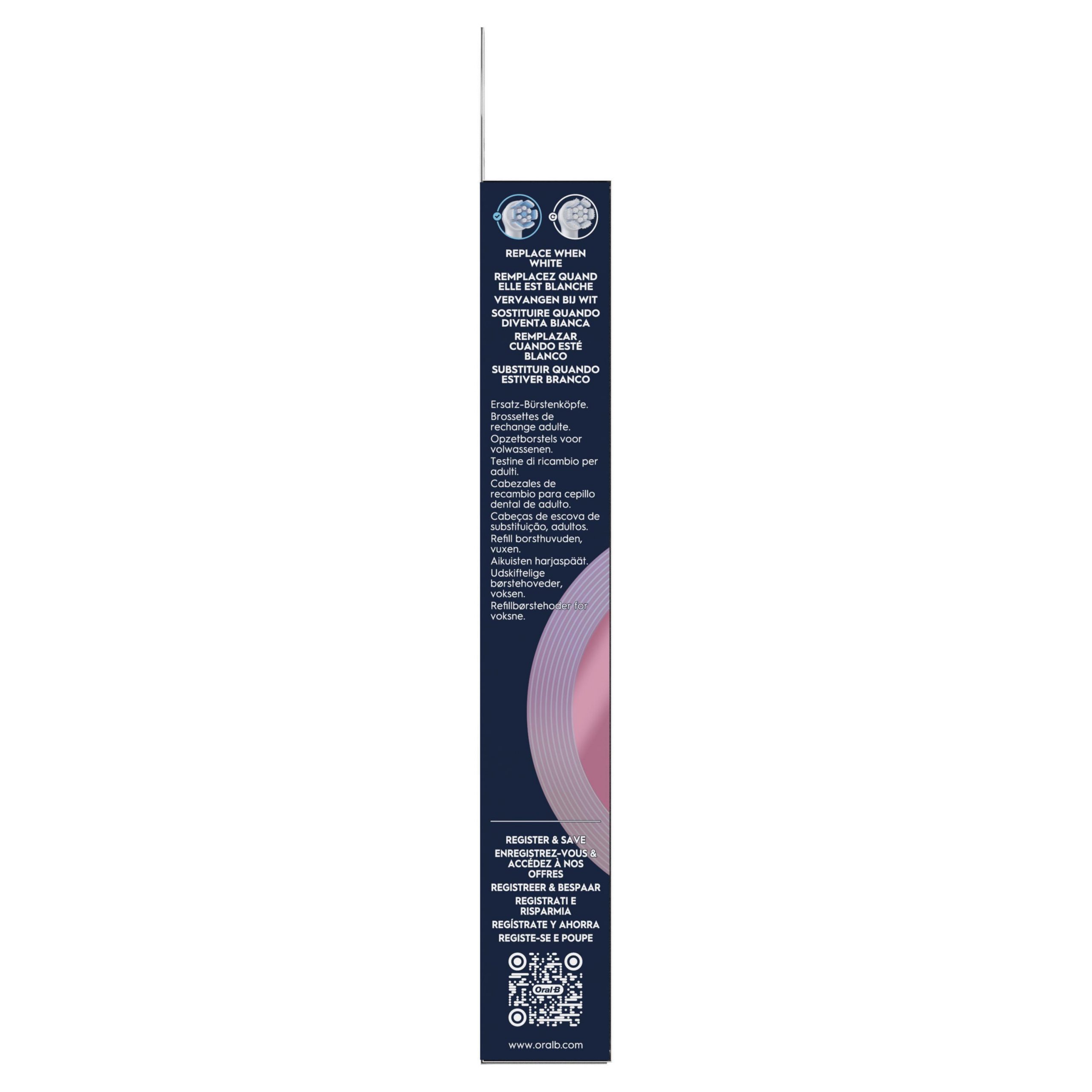 Oral-B 80782582 Testina di Ricambio Gentlecare per Spazzolini iO 2 Pezzi - immagine 3