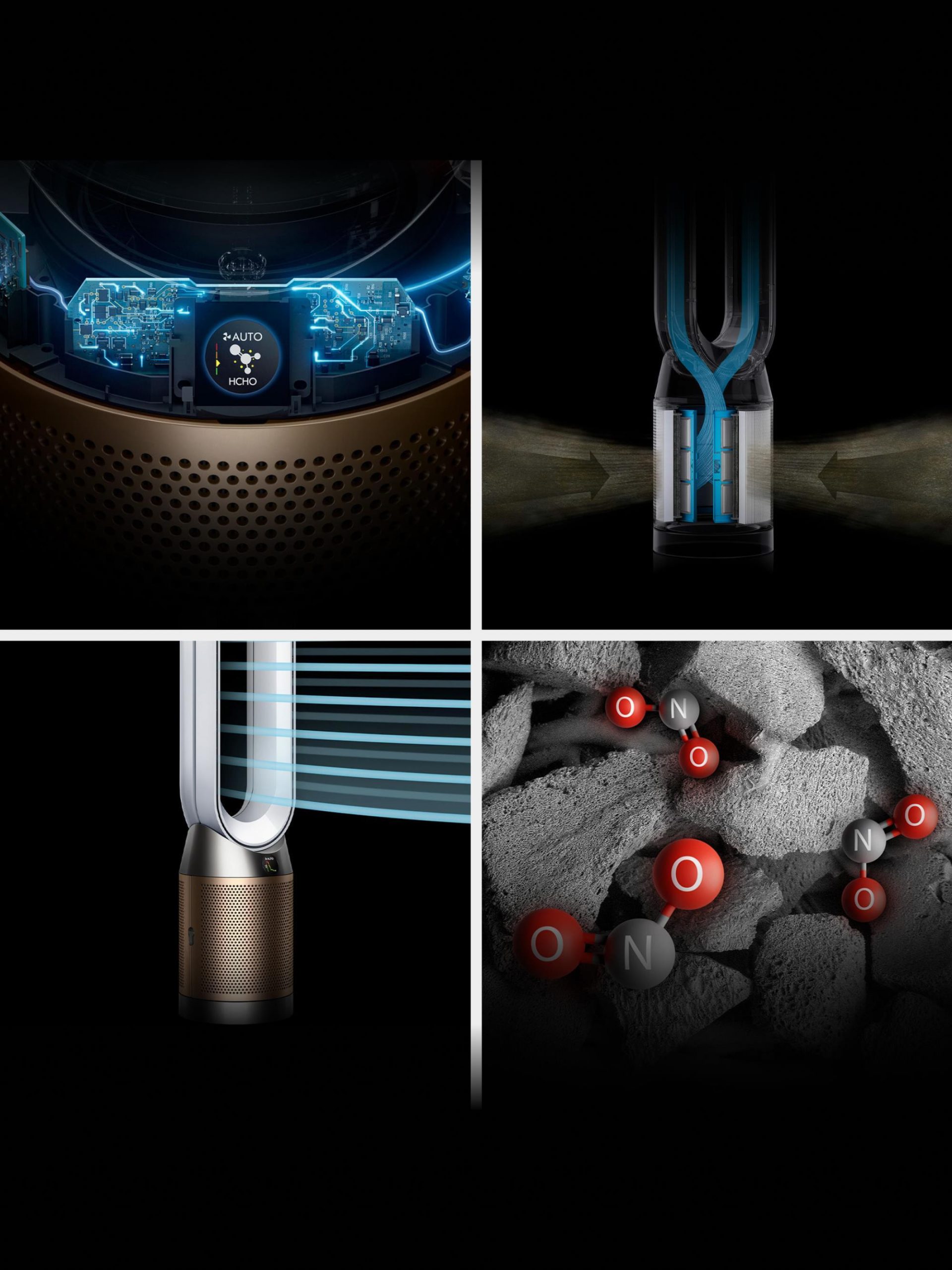 Dyson Purifier Hot Piu Cool HP2 De-NOx Purificatore Aria e Termoventilatore - immagine 6