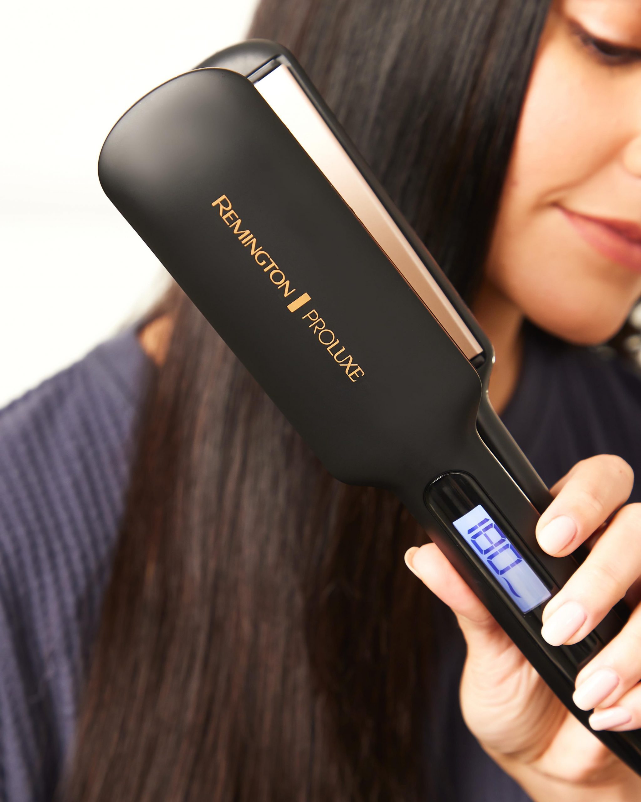 Remington S9150B Optiheat Proluxe Midnight Larga Piastra Capelli 83W - immagine 2