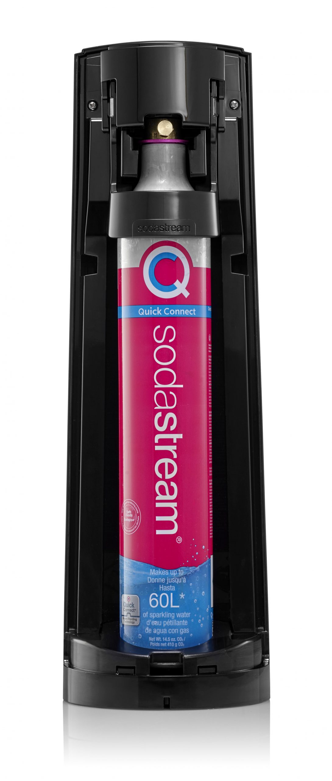 Sodastream E-Terra Black Gasatore Elettrico con Bottiglia 1 Litro e Cilindro Gas - immagine 4