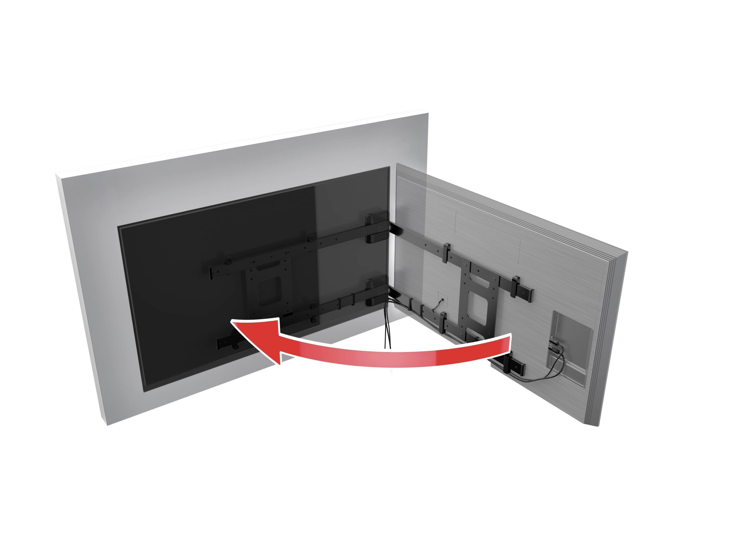 Meliconi Flag TV Supporto TV a Bandiera 50-75 Pollici Portata Max 70KG - immagine 5