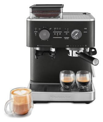 Kitchenaid 5KES6551EBK Ghisa Nero Macchina Caffe con Macinacaffe - immagine 4