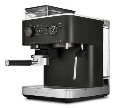 Kitchenaid 5KES6551EBK Ghisa Nero Macchina Caffe con Macinacaffe - immagine 5
