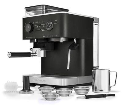 Kitchenaid 5KES6551EBK Ghisa Nero Macchina Caffe con Macinacaffe - immagine 6
