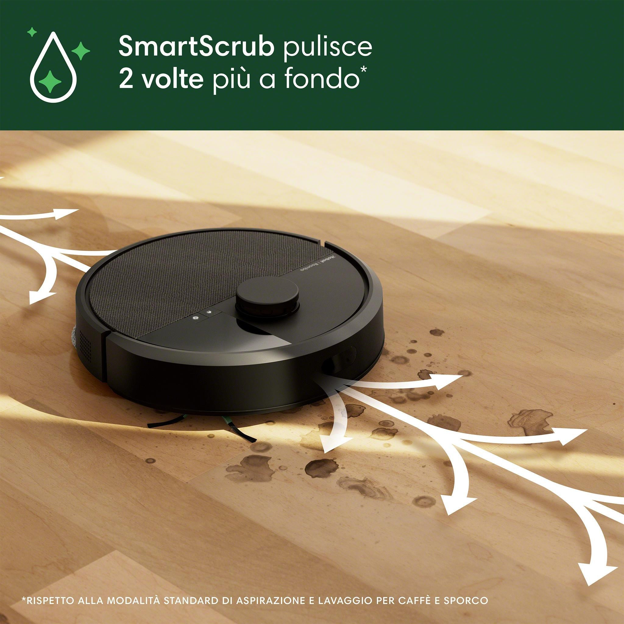 iRobot Roomba 405 Combo Robot Lava-Aspira con Dock per Autosvuotamento - immagine 4
