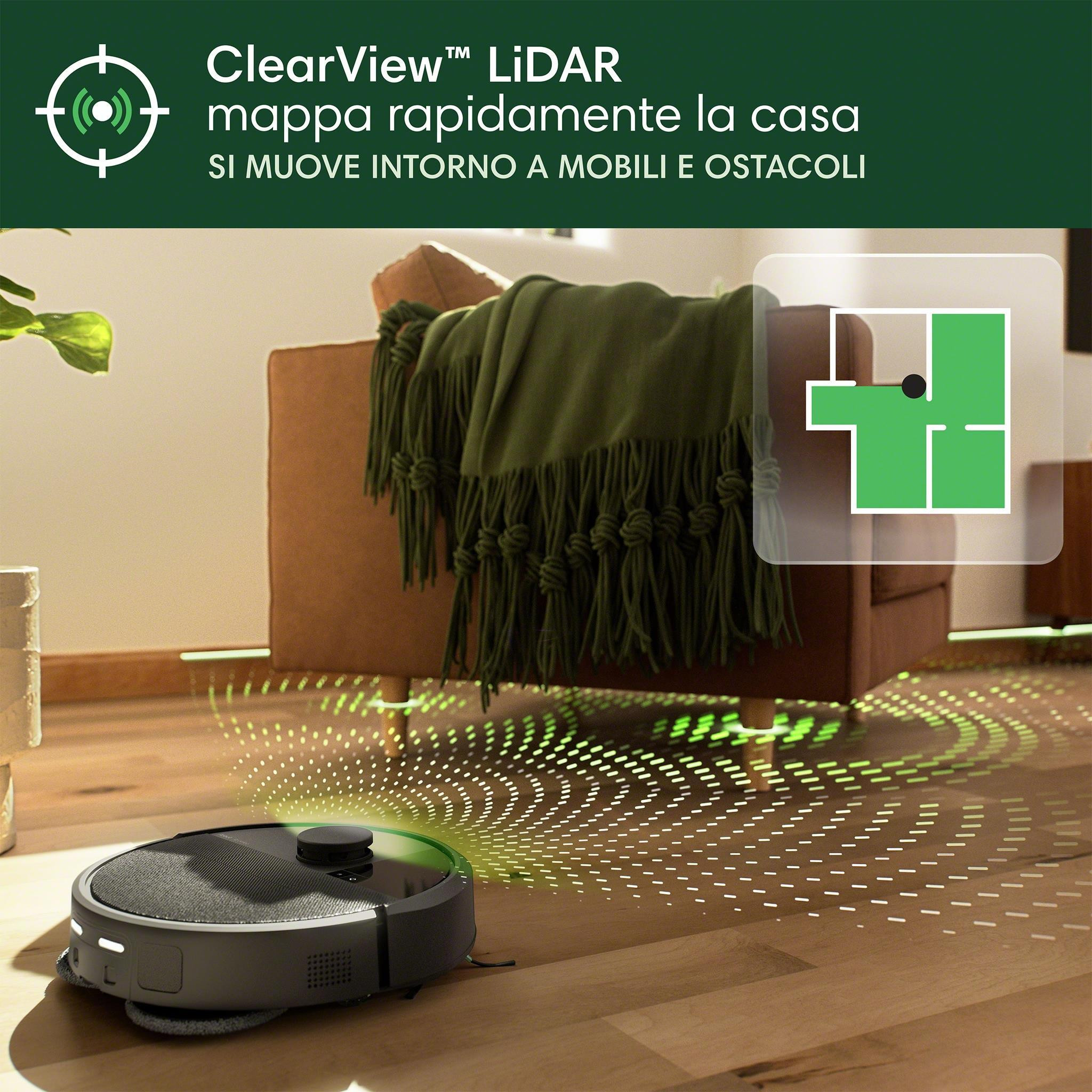 iRobot Roomba 405 Combo Robot Lava-Aspira con Dock per Autosvuotamento - immagine 6