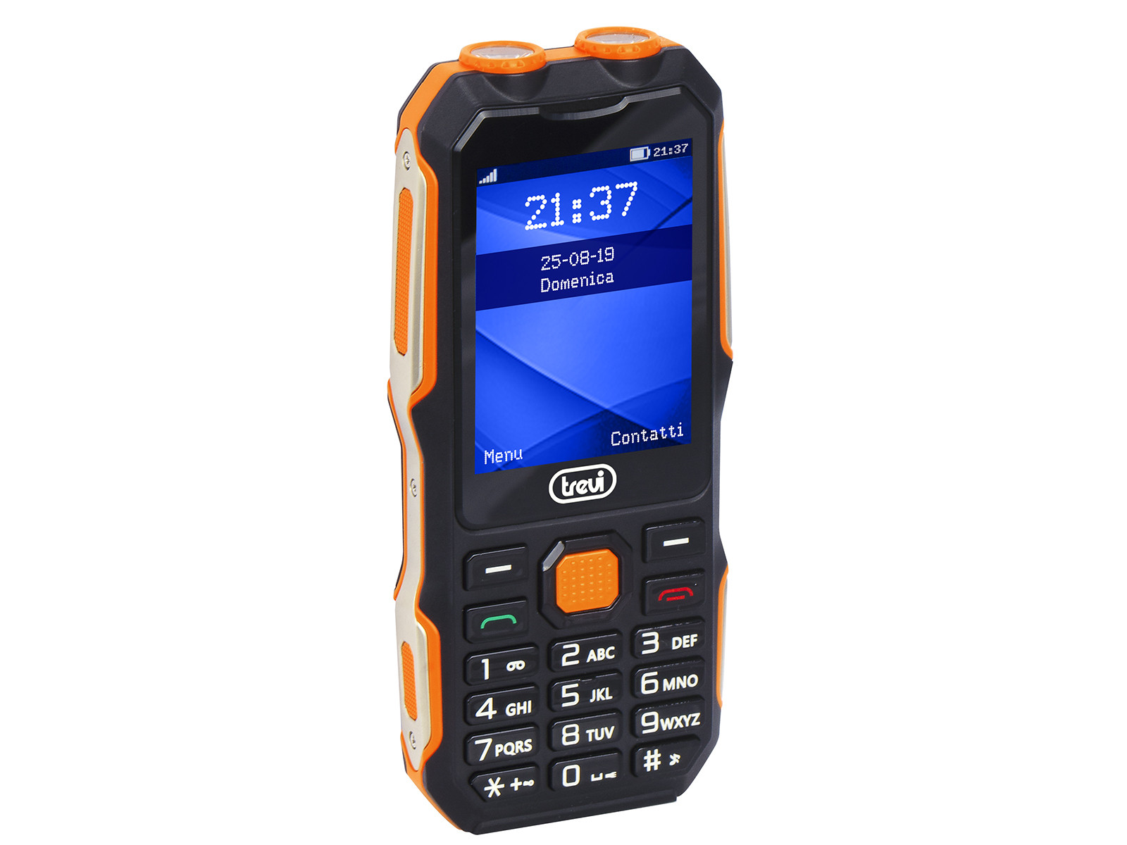Trevi Forte 70 Nero Cellulare Dual Sim con 2 Torce - immagine 2