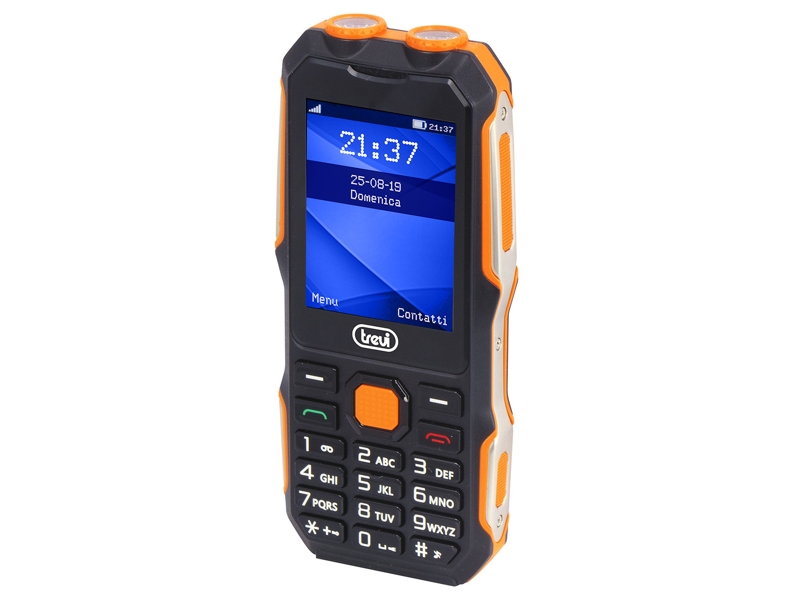 Trevi Forte 70 Nero Cellulare Dual Sim con 2 Torce - immagine 3