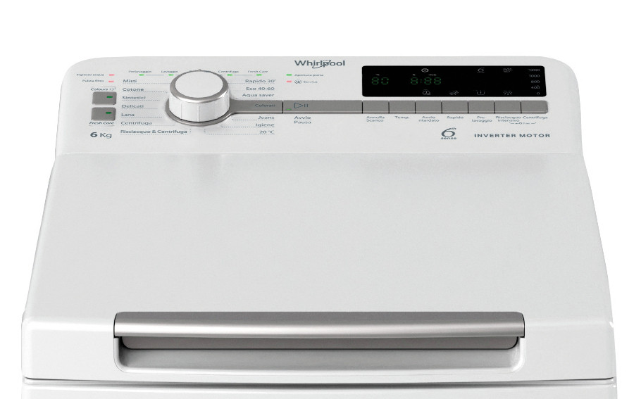 Whirlpool TDLRP66BSIT Lavatrice Carica Alto 6KG 1200 Giri - immagine 3