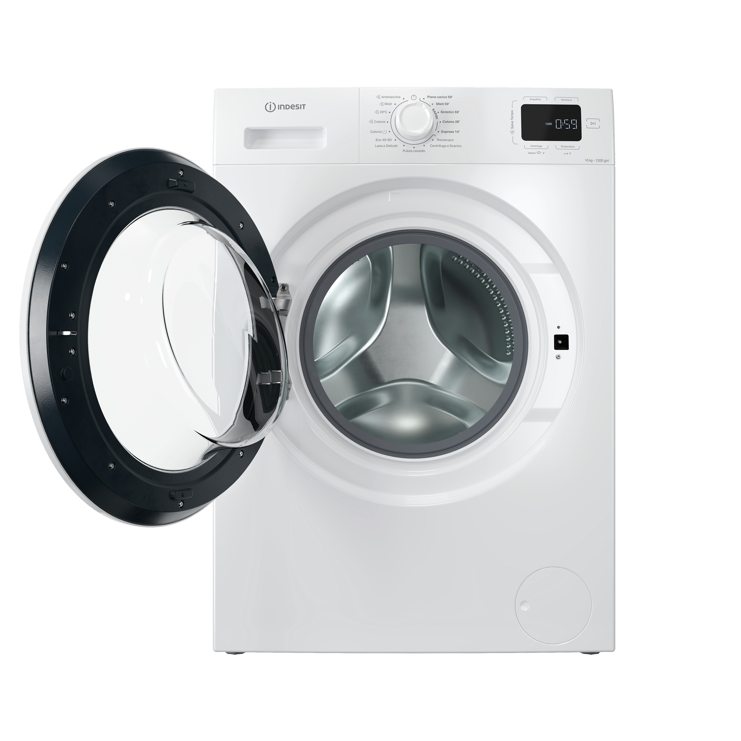 Indesit IM 1072 MY TIME IT Lavatrice Carica Frontale 10KG 1200 Giri - immagine 2