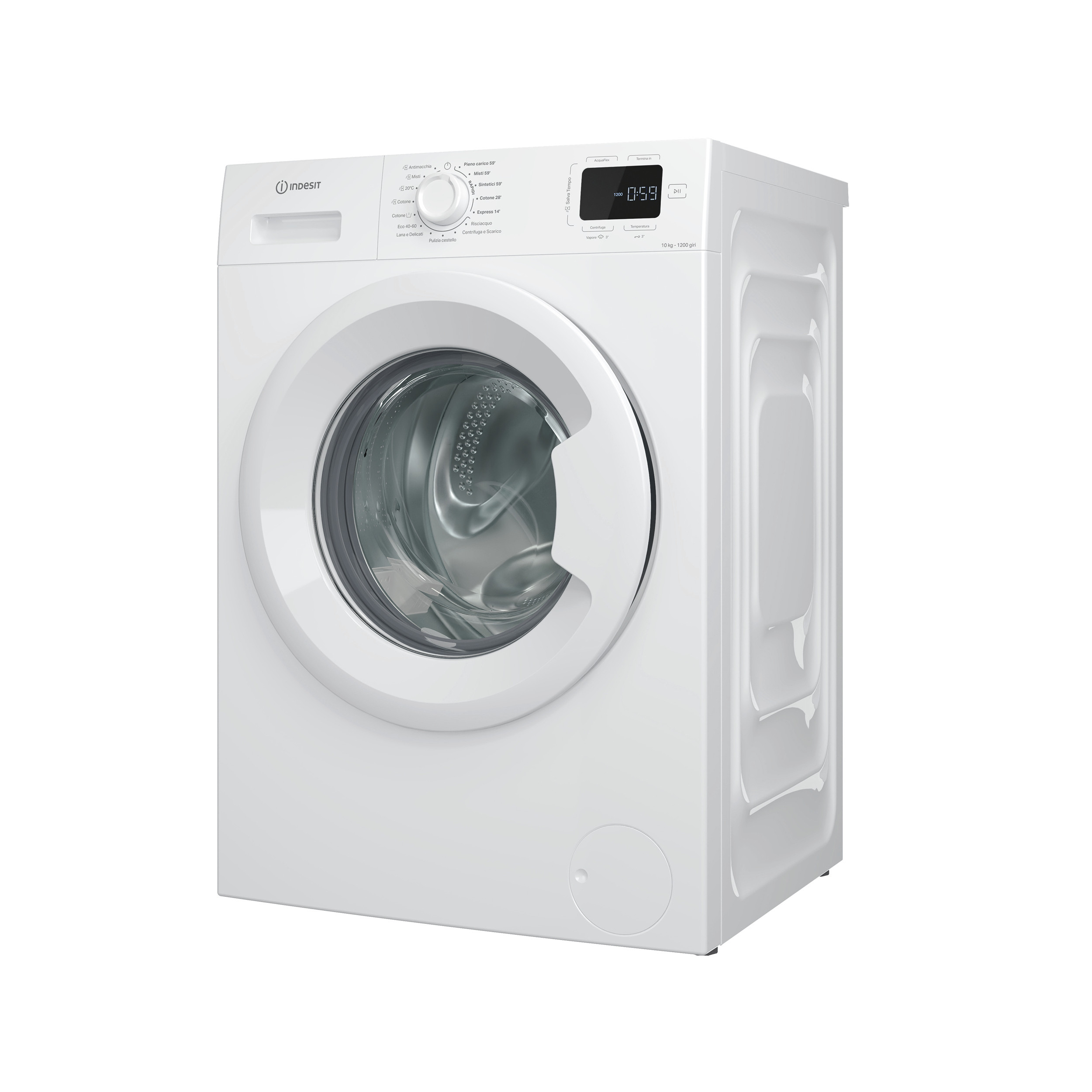 Indesit IM 1072 MY TIME IT Lavatrice Carica Frontale 10KG 1200 Giri - immagine 3