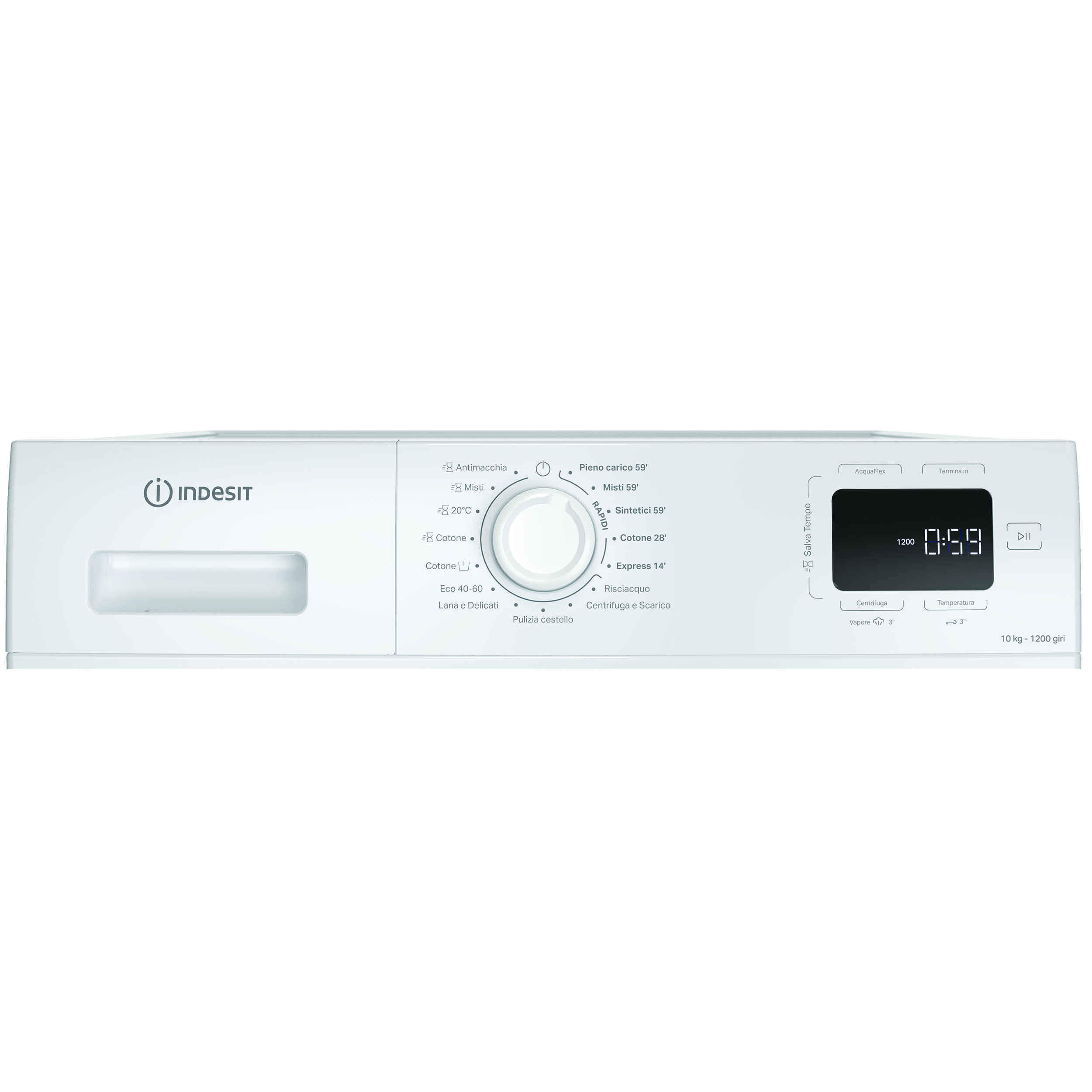 Indesit IM 1072 MY TIME IT Lavatrice Carica Frontale 10KG 1200 Giri - immagine 4