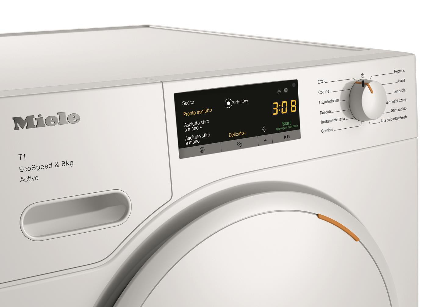 Miele TWA520WP Asciugatrice Carica Frontale 8KG Inverter - immagine 4