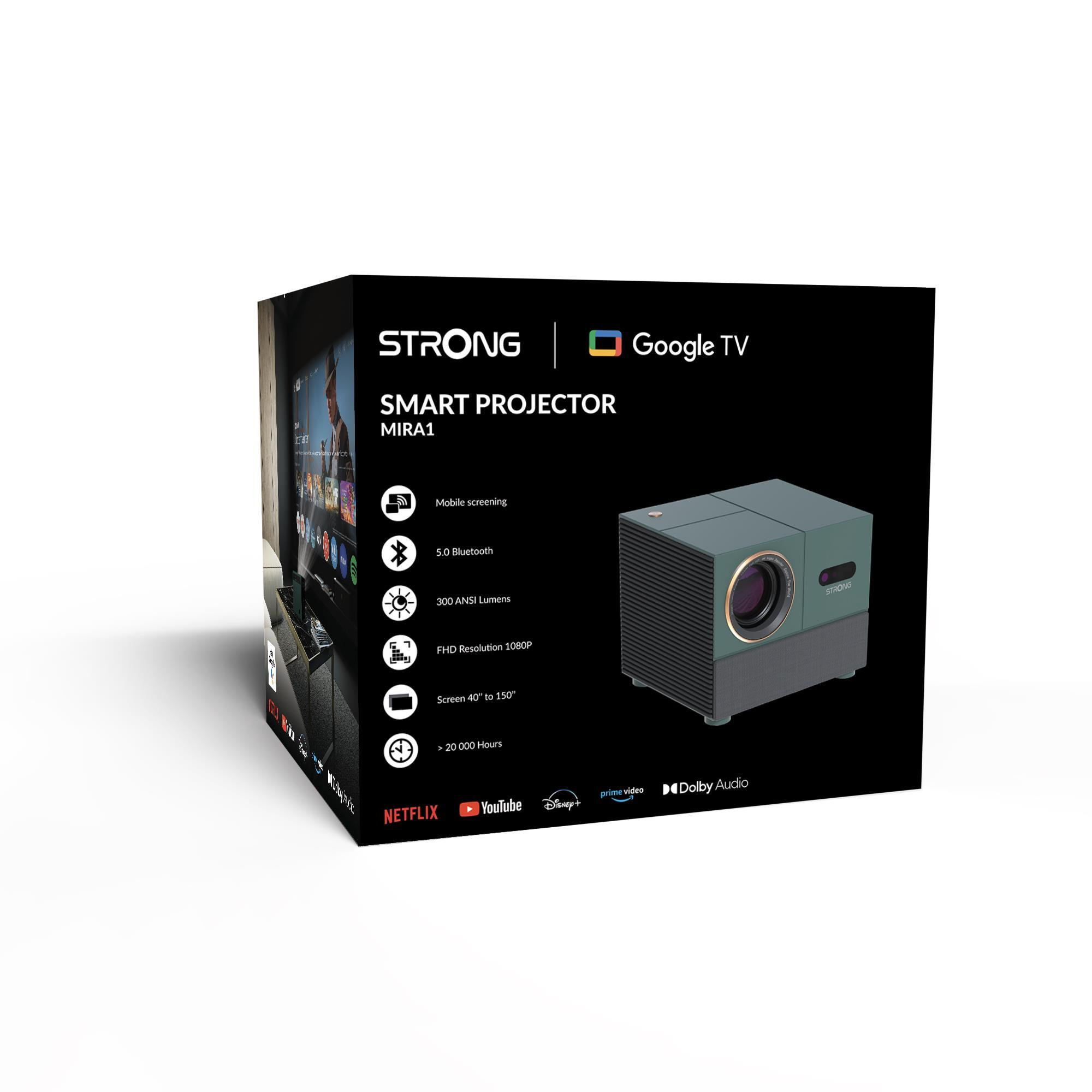Strong Mira 1 Proiettore Streaming FHD Google TV - immagine 2