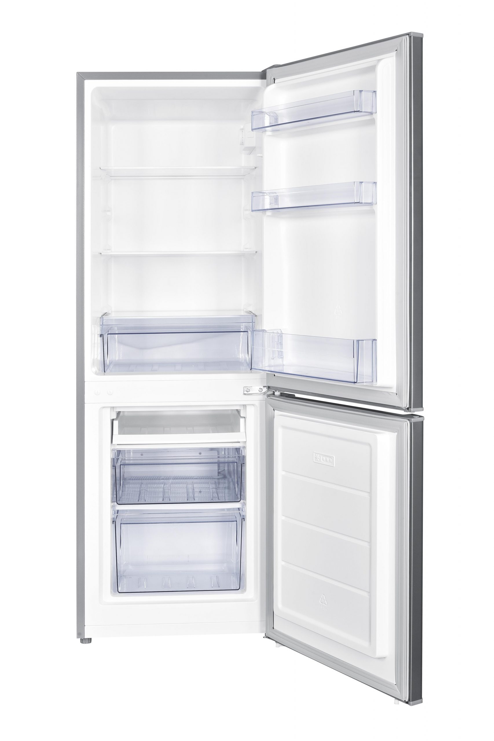 Smartway WHCB22SM1XE0 Inox Frigorifero Combinato 173LT Statico - immagine 2