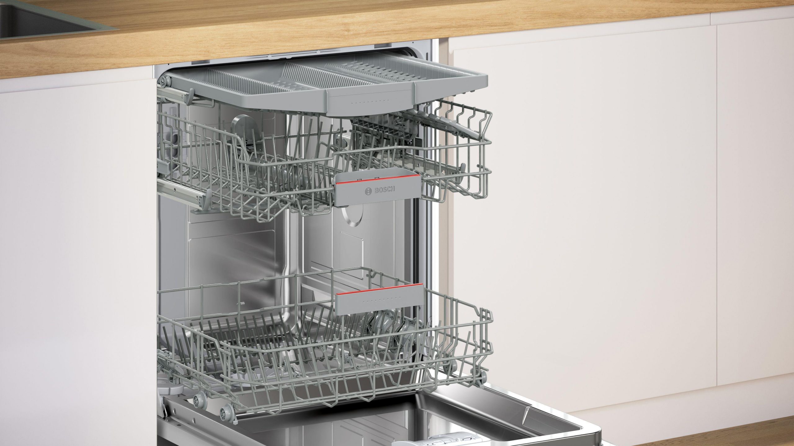 Bosch SMV4EMX71S Lavastoviglie Scomparsa Totale 60CM 14 Coperti 3 Cesto - immagine 2