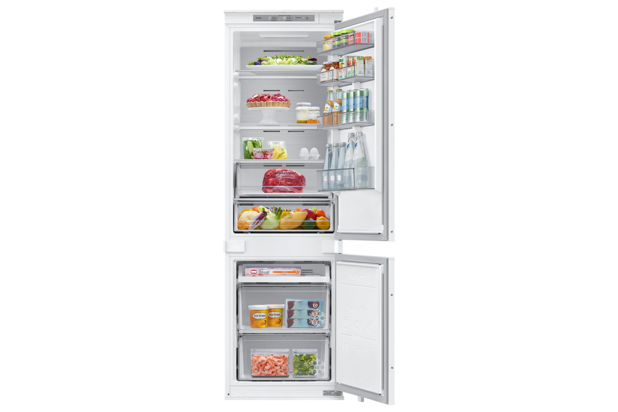Samsung BRB80F26BCS0 Frigorifero Combinato da Incasso 264LT Alto 177.5CM Nofrost - immagine 3