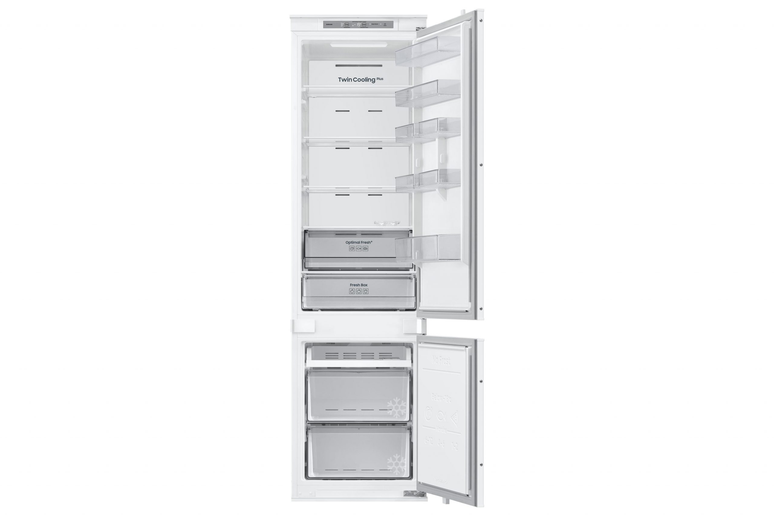 Samsung BRB70F30BES0 Frigorifero Combinato da Incasso 298LT Alto 193.5CM Nofrost - immagine 2