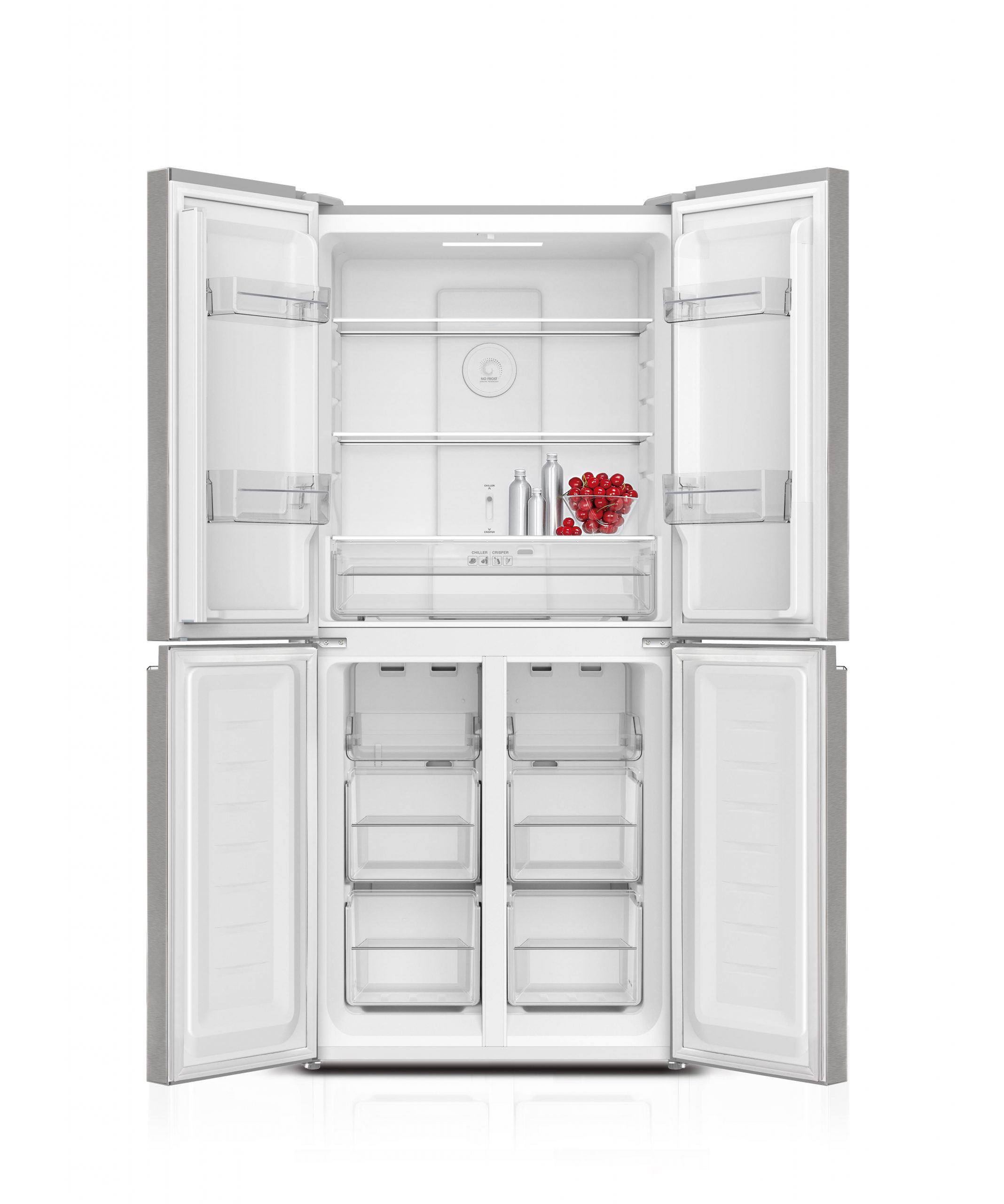 Smartway WH4D48NV3XE0 Inox Frigorifero 4 Porte 362LT Nofrost - immagine 2
