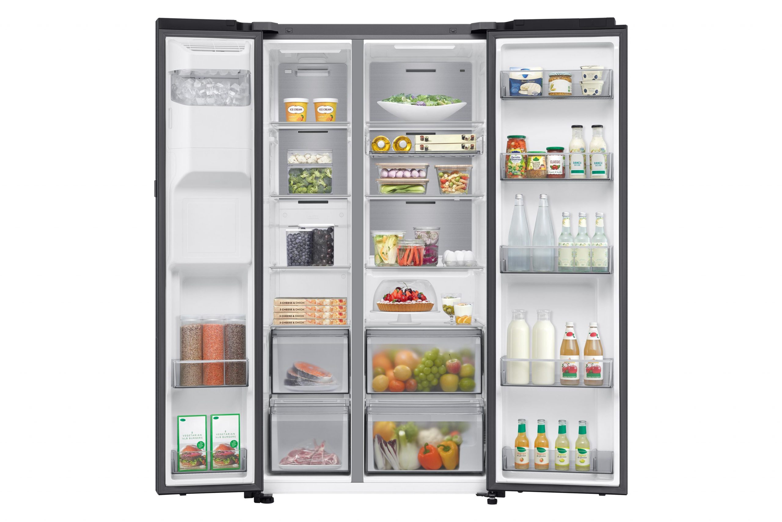 Samsung RS90F64EDFEF Frigorifero Side By Side 614LT Nofrost Con Dispenser - immagine 3