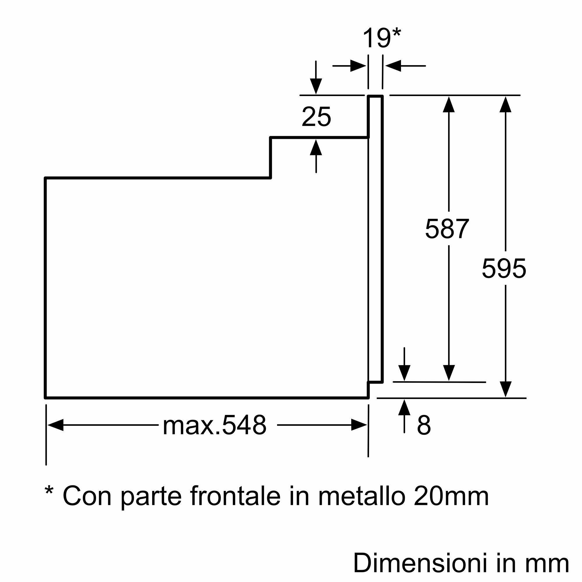 Bosch HBF011BA2 Nero Forno Incasso Multifunzione 60CM 66LT - immagine 5