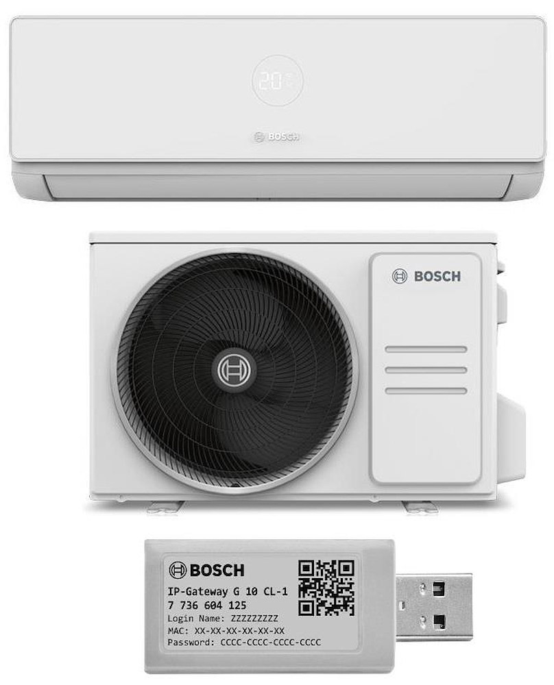 Bosch CL4000ISET35WEKITG103 Condizionatore Fisso Monosplit 3.5KW Wi-Fi - immagine 2