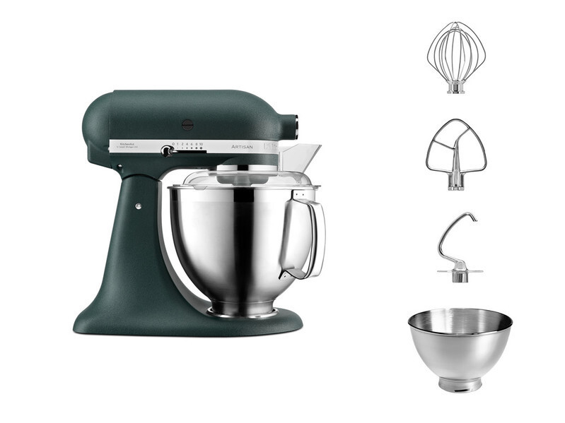 Kitchenaid 5KSM185PSEPP Verde Palma Impastatore 300W 4.8LT Ciotola Acciaio - immagine 2