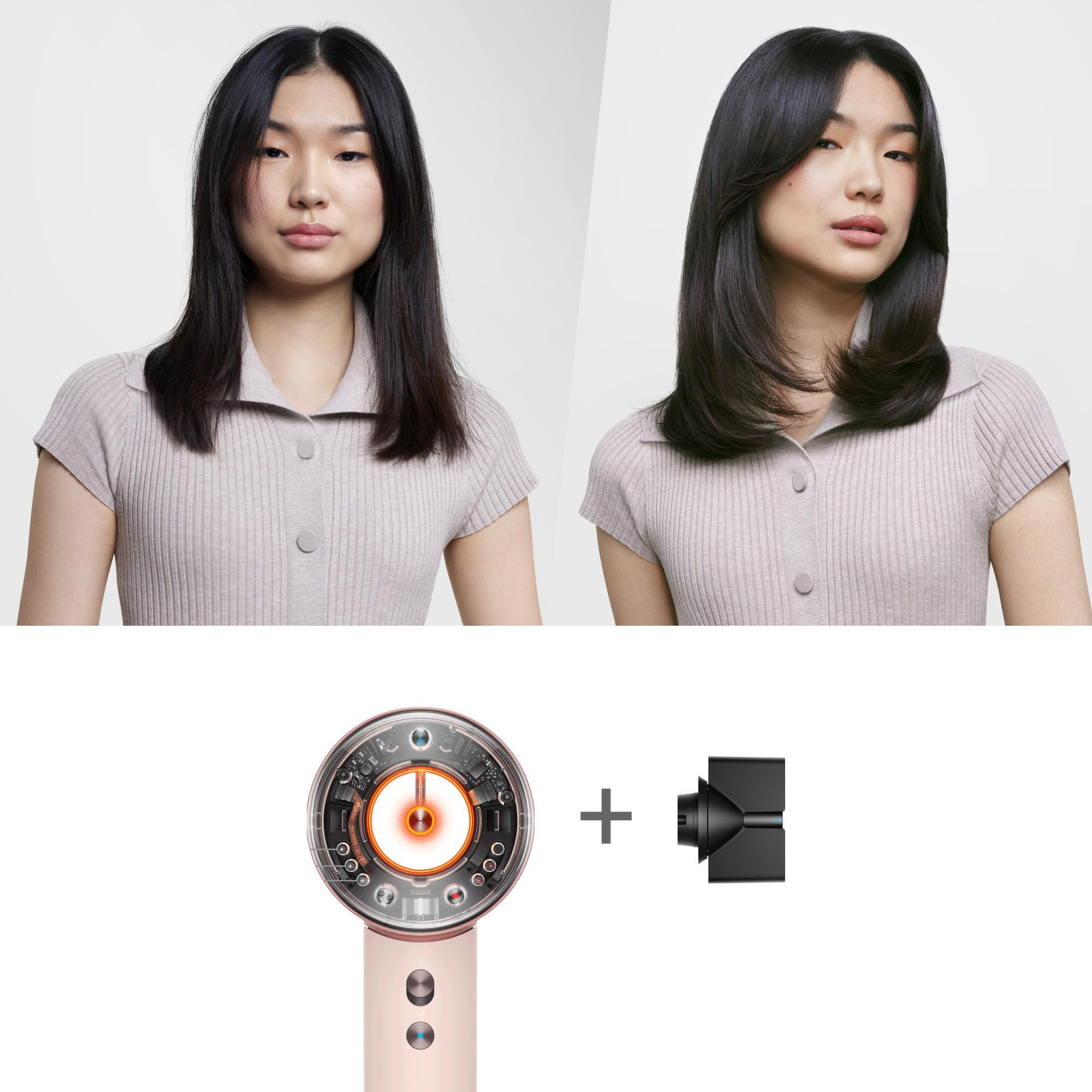 Dyson Supersonic Nural Cipria Oro Rosa Asciugacapelli 1600W con 5 Accessori - immagine 6