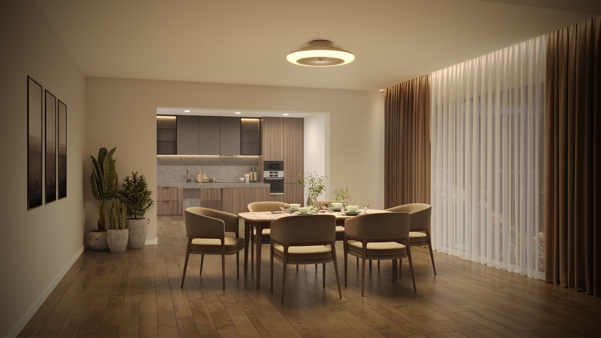 Philips Amigo White Ventilatore da Soffitto 25W con Luce LED - immagine 4