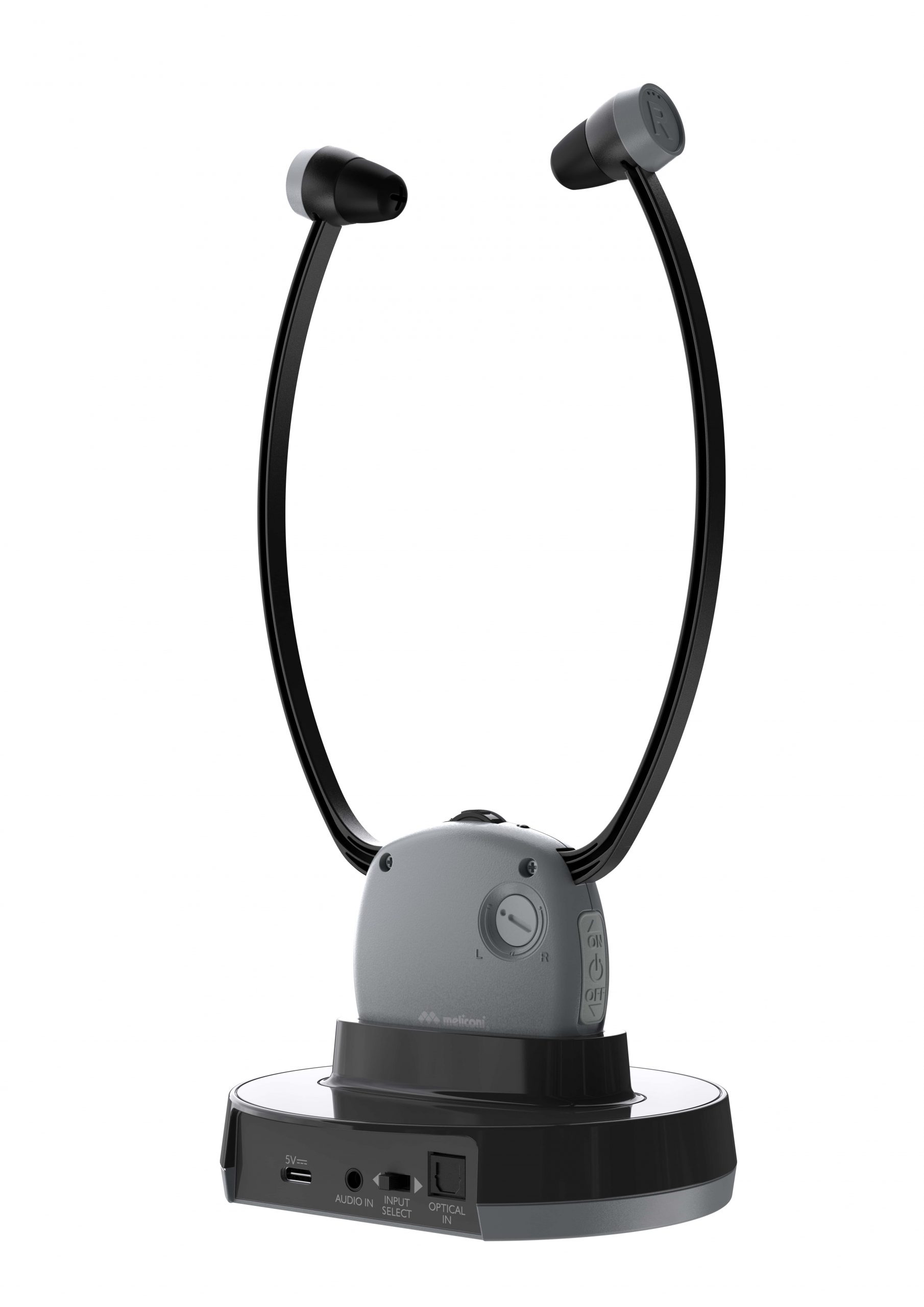 Meliconi Easy Audio Cuffie TV Wireless con Base Ricarica - immagine 5