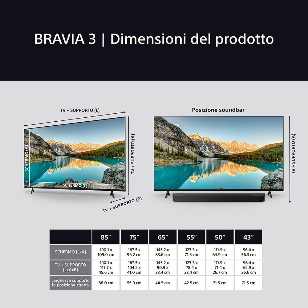Sony K43S39BP Smart TV LED 43 Pollici UHD 4K Google TV - immagine 2