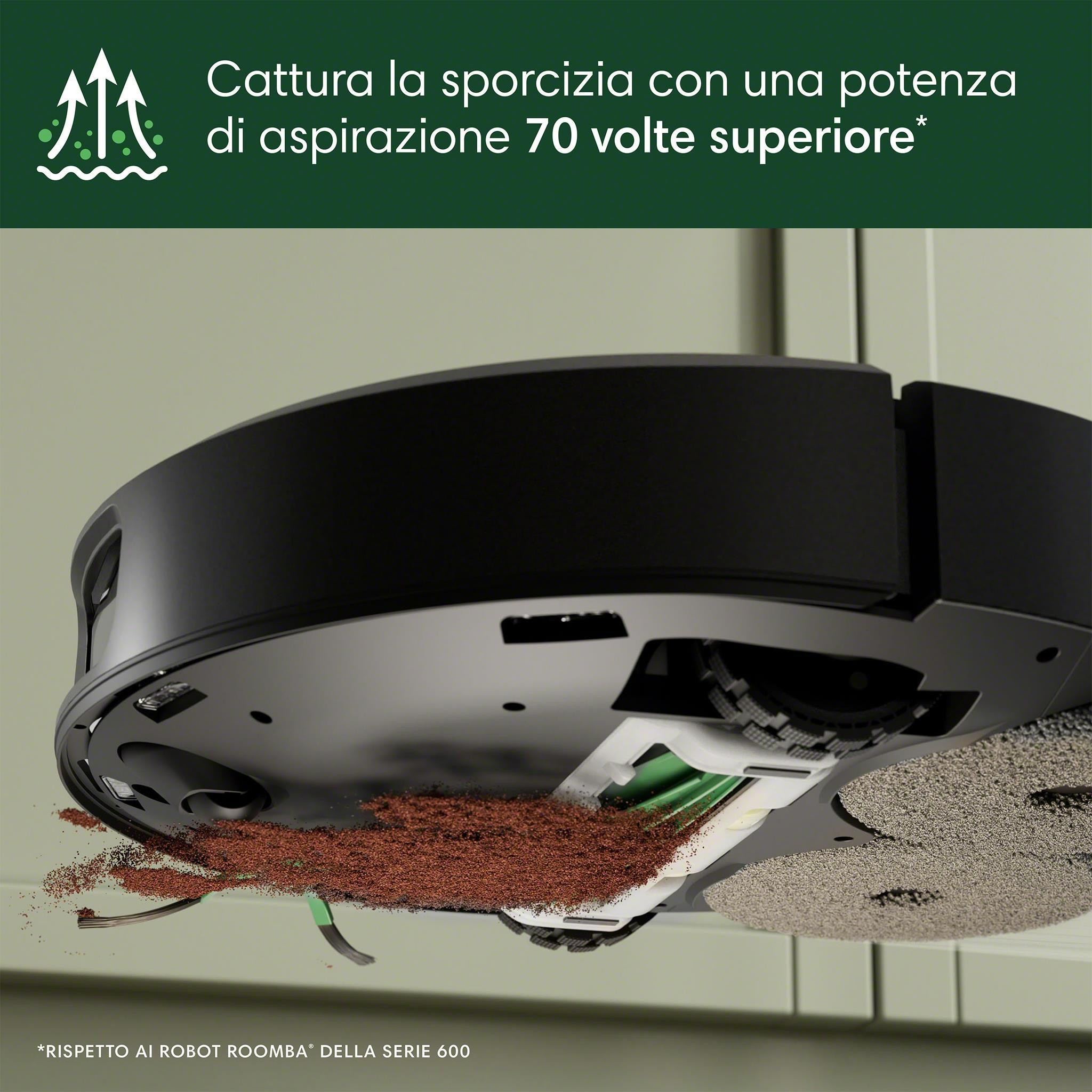 iRobot Roomba 505 Combo Robot Lava-Aspira con Dock per Autosvuotamento - immagine 6