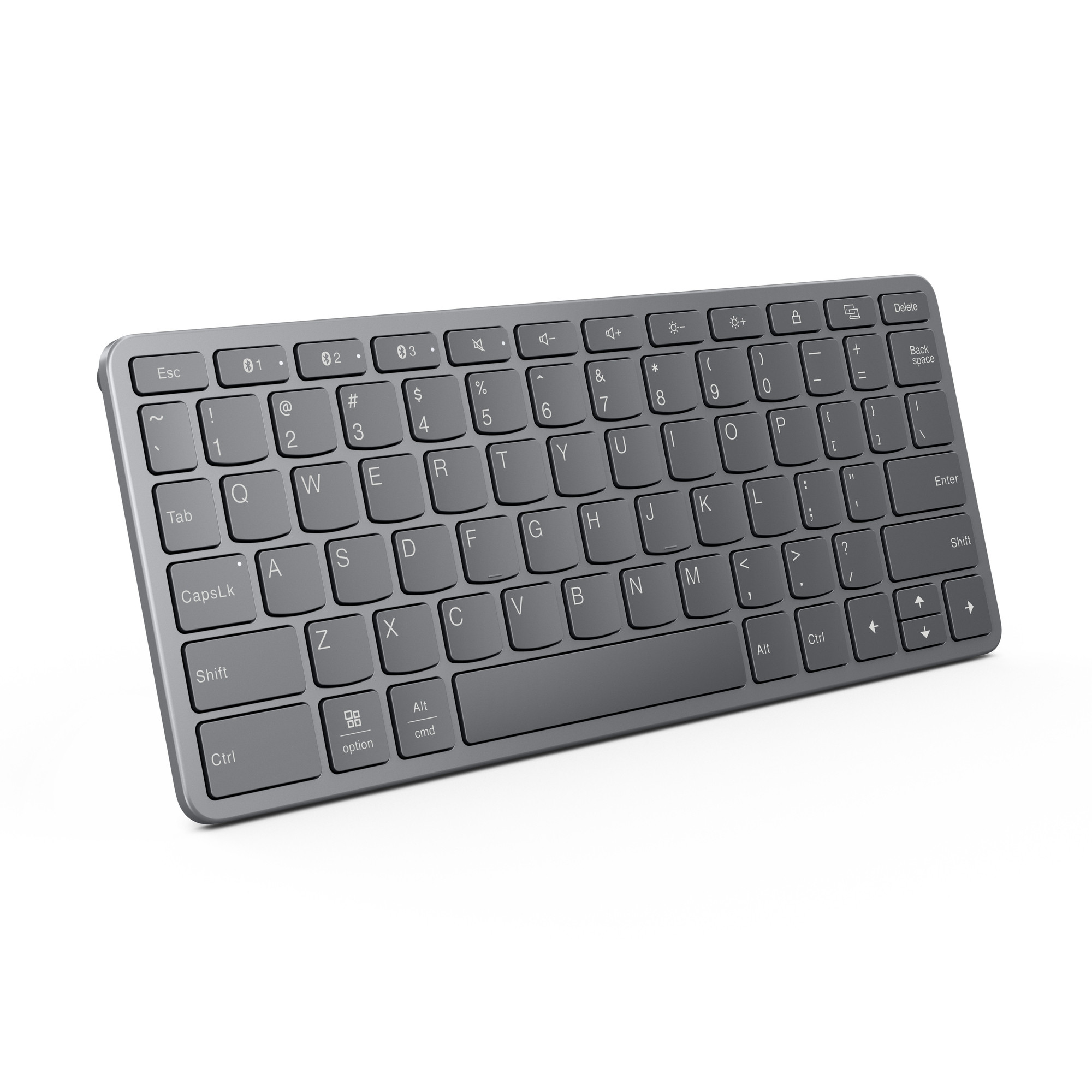 Lenovo ZG38C05814 Tastiera Wireless Multi-Dispositivo Grigio - immagine 2