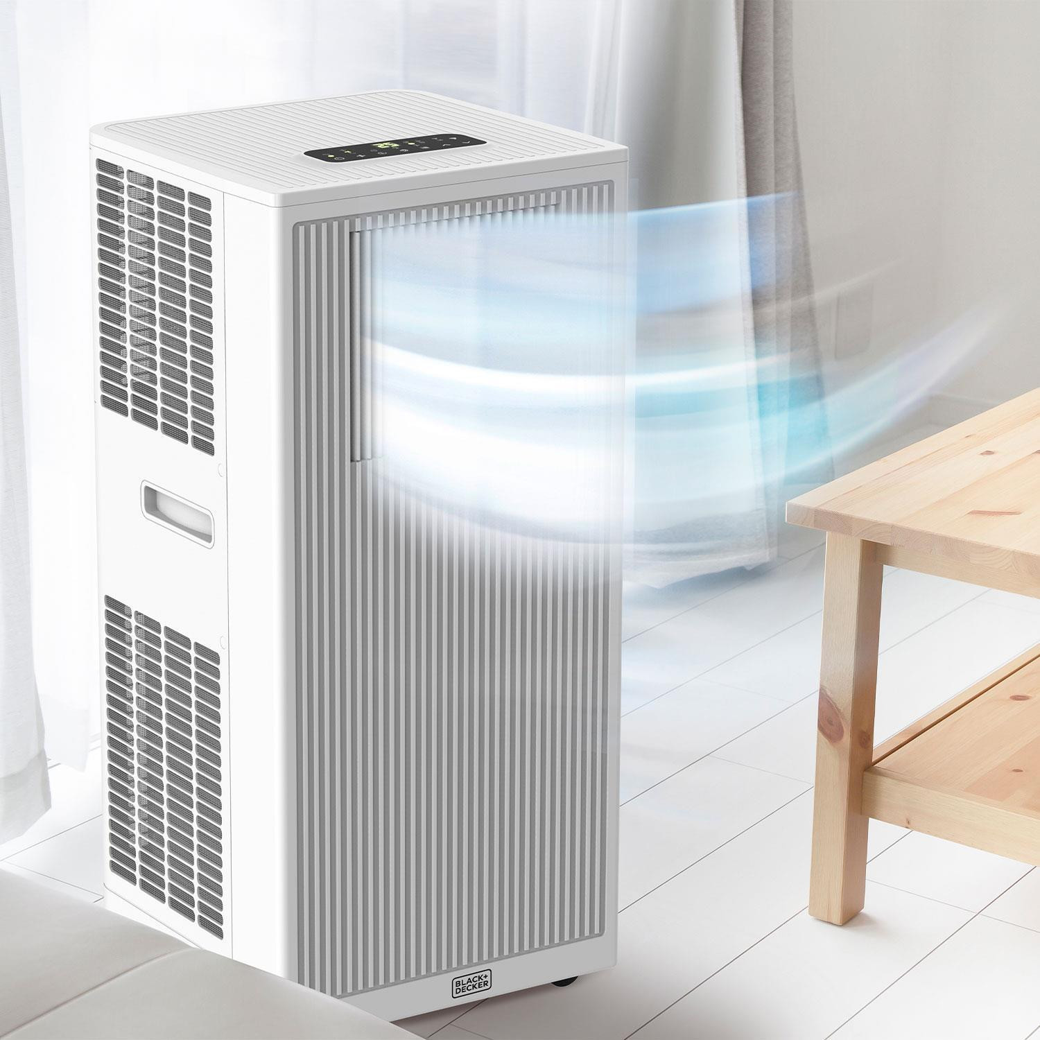 Black Decker BXAC9002E Condizionatore Portatile 2.6Kw 9000 BTU - immagine 2