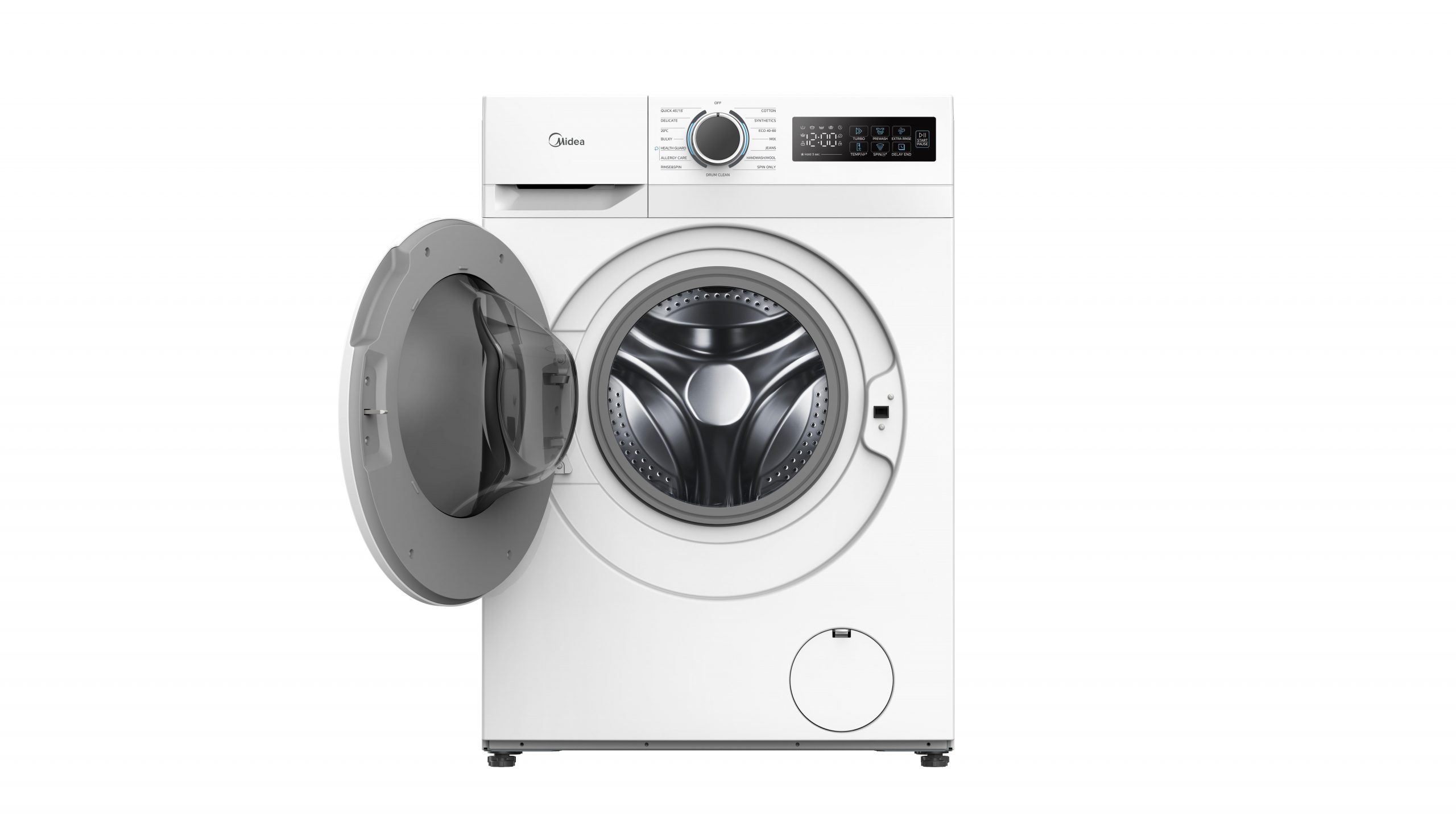 Midea MF110W90BA10WIT Lavatrice Carica Frontale 9KG 1400 Giri - immagine 2