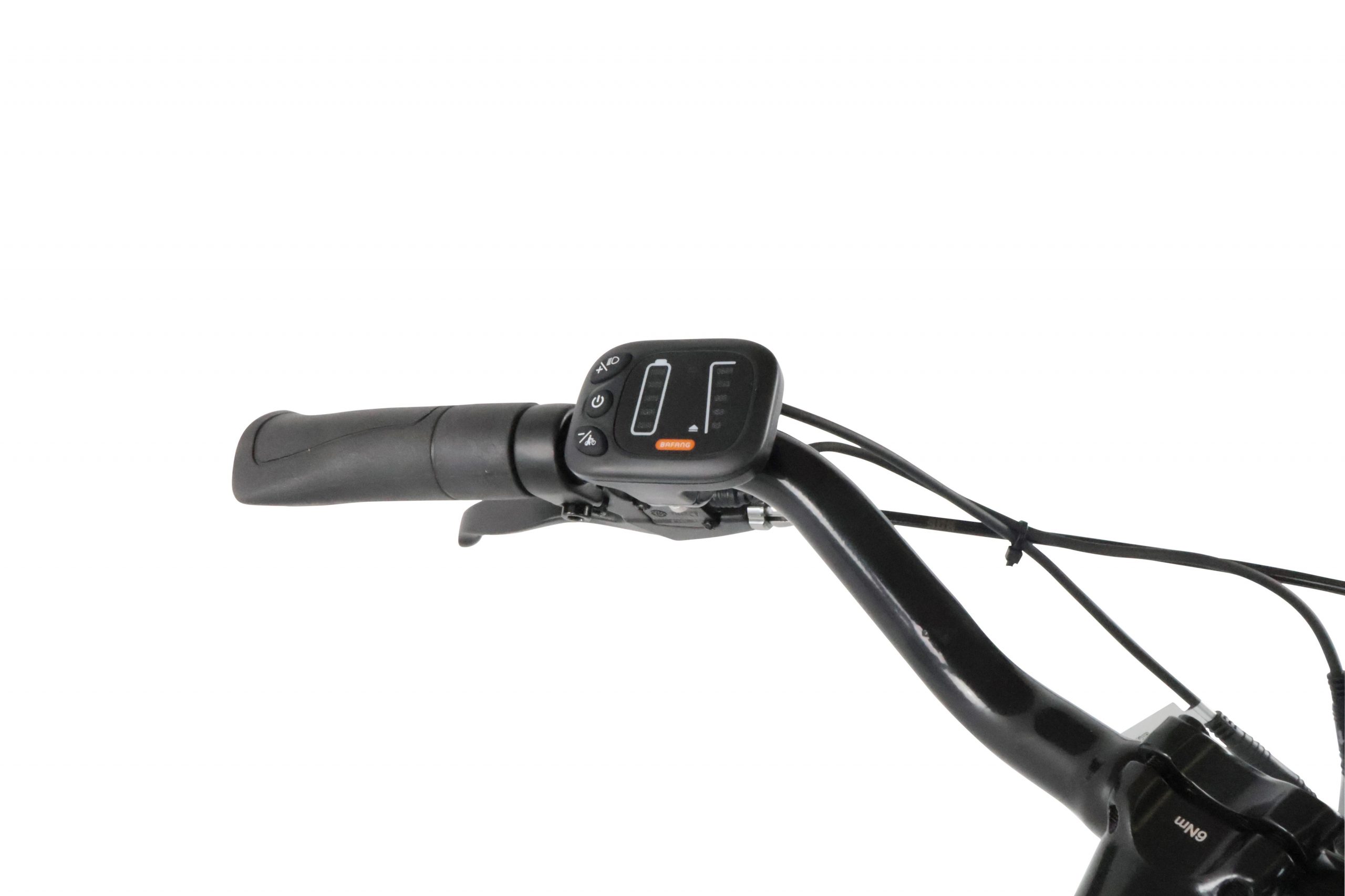 Smartway C6 Pearl White Bicicletta Elettrica City in Acciaio Autonomia 45KM - immagine 6