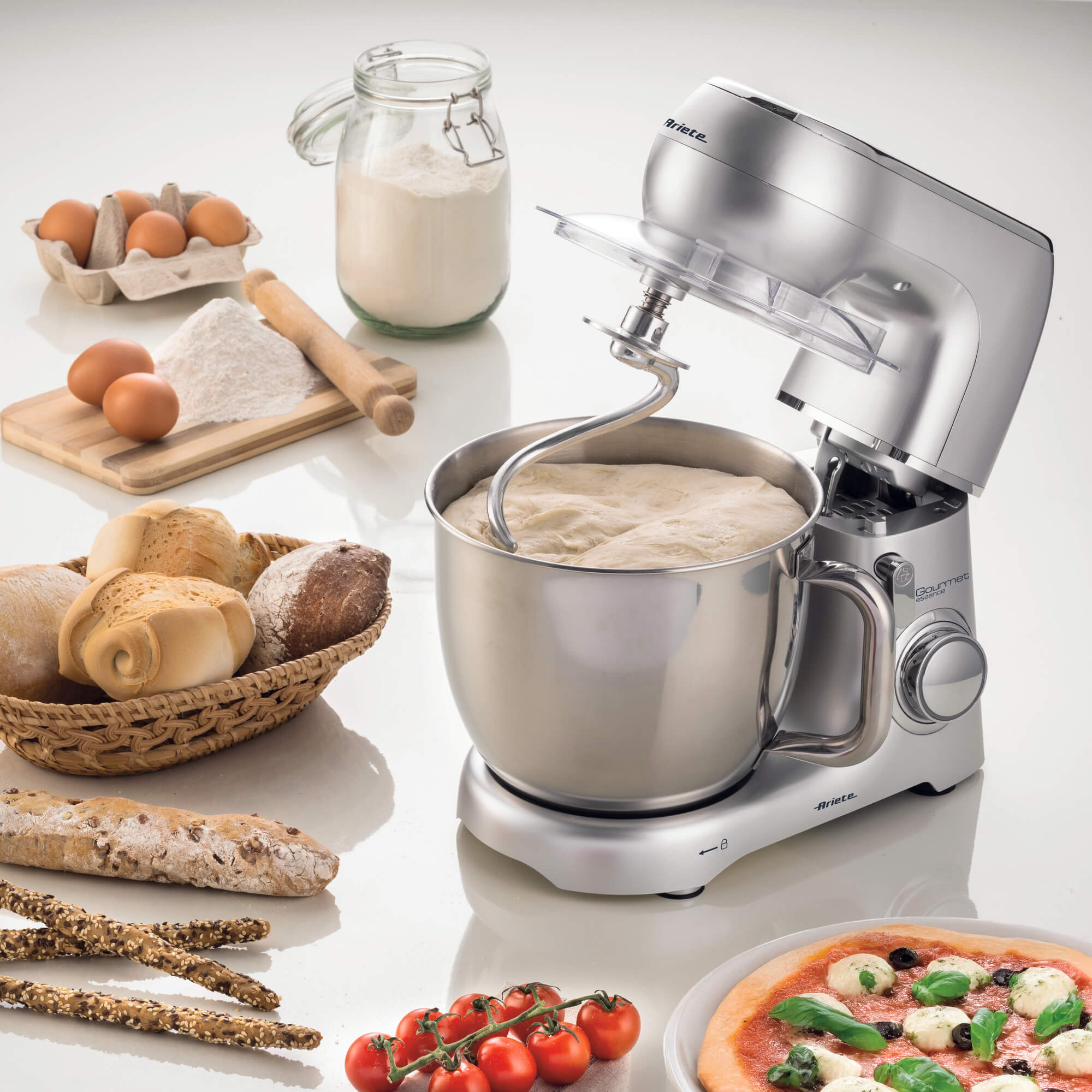 Ariete Gourmet Essence Impastatore 1300W con Ciotola da 5.2LT Inox - immagine 4