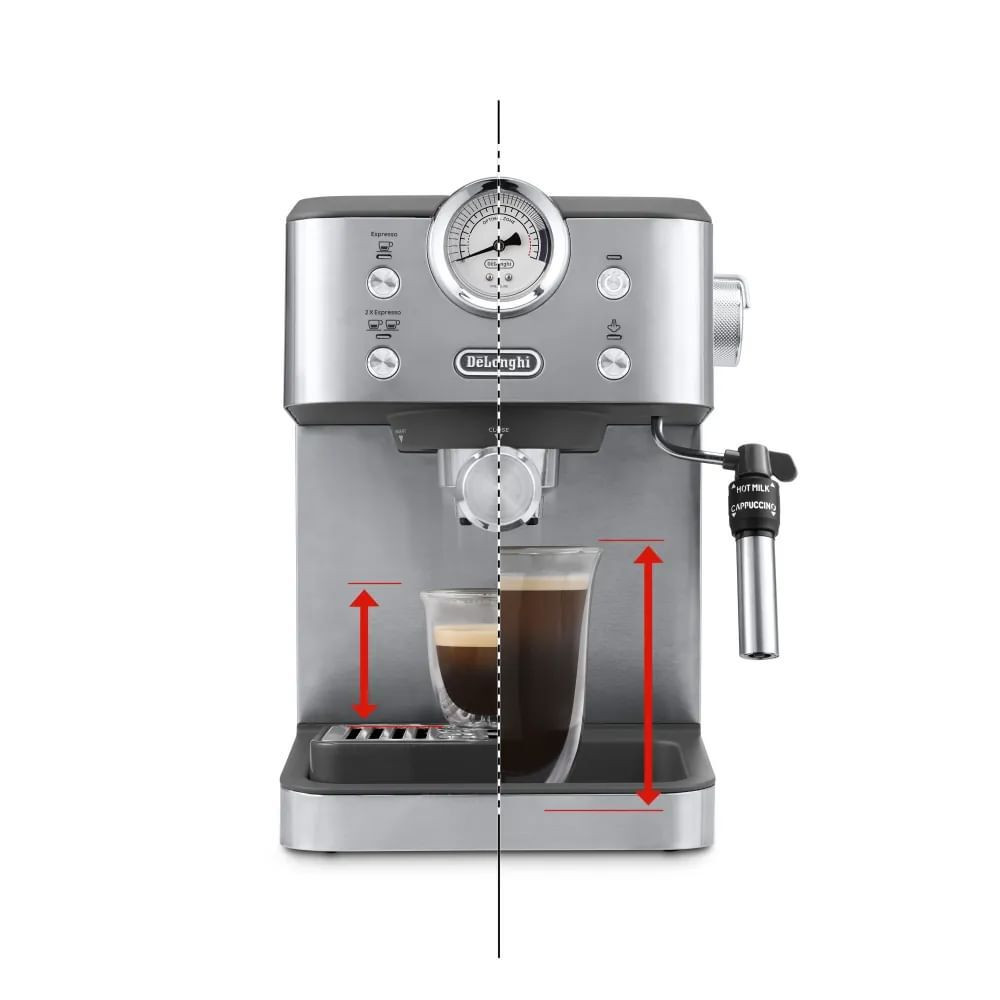 De Longhi Classic Metal EM450M Macchina Caffe a Cialde e Polvere 1325W - immagine 3
