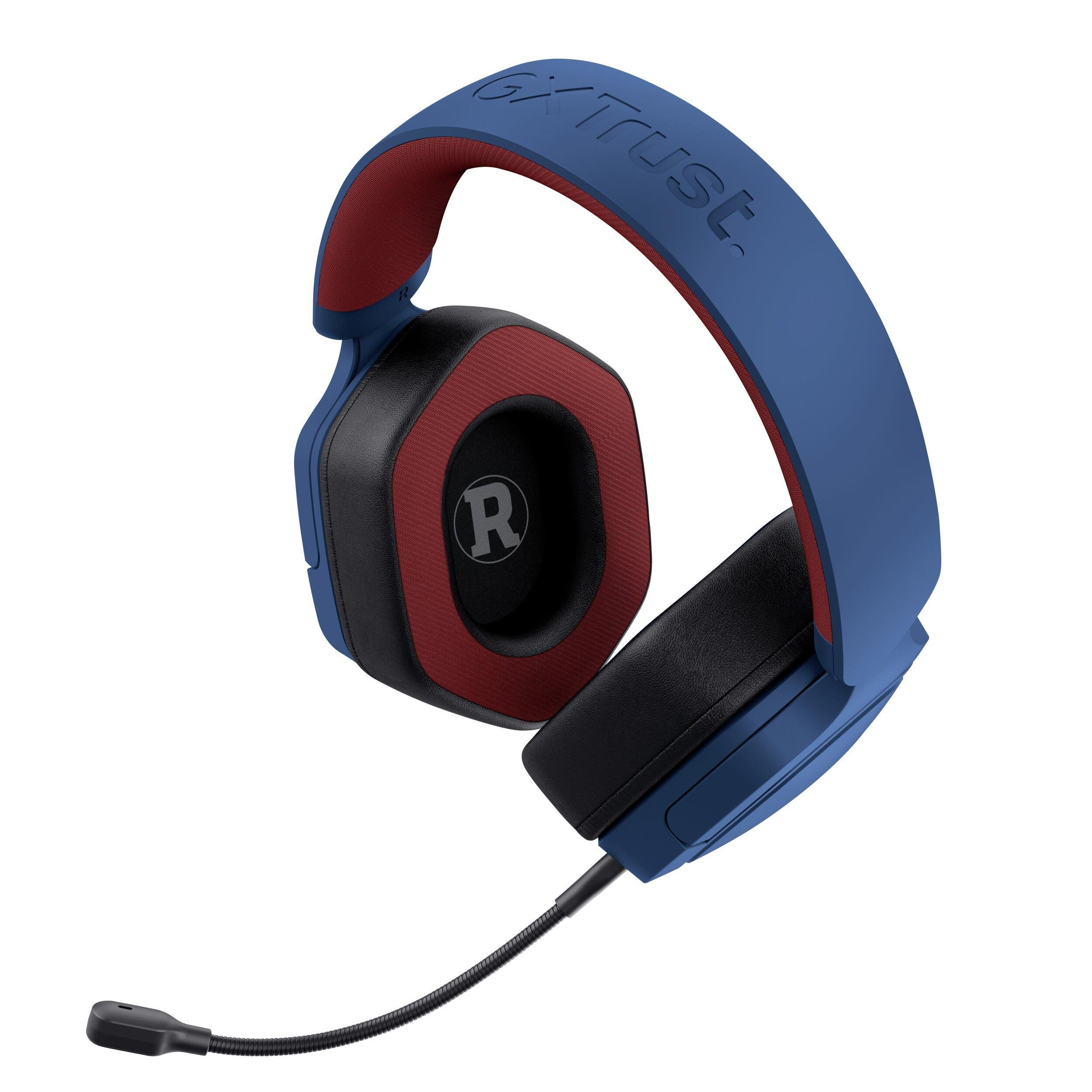 Trust GXT492SM Carus Superman Blu Cuffia Gaming per PC e Console - immagine 6