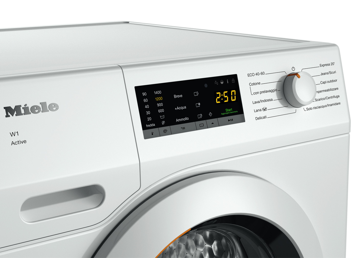 Miele WCA032WCS Lavatrice Carica Frontale 7KG 1400 Giri con CapDosing - immagine 4