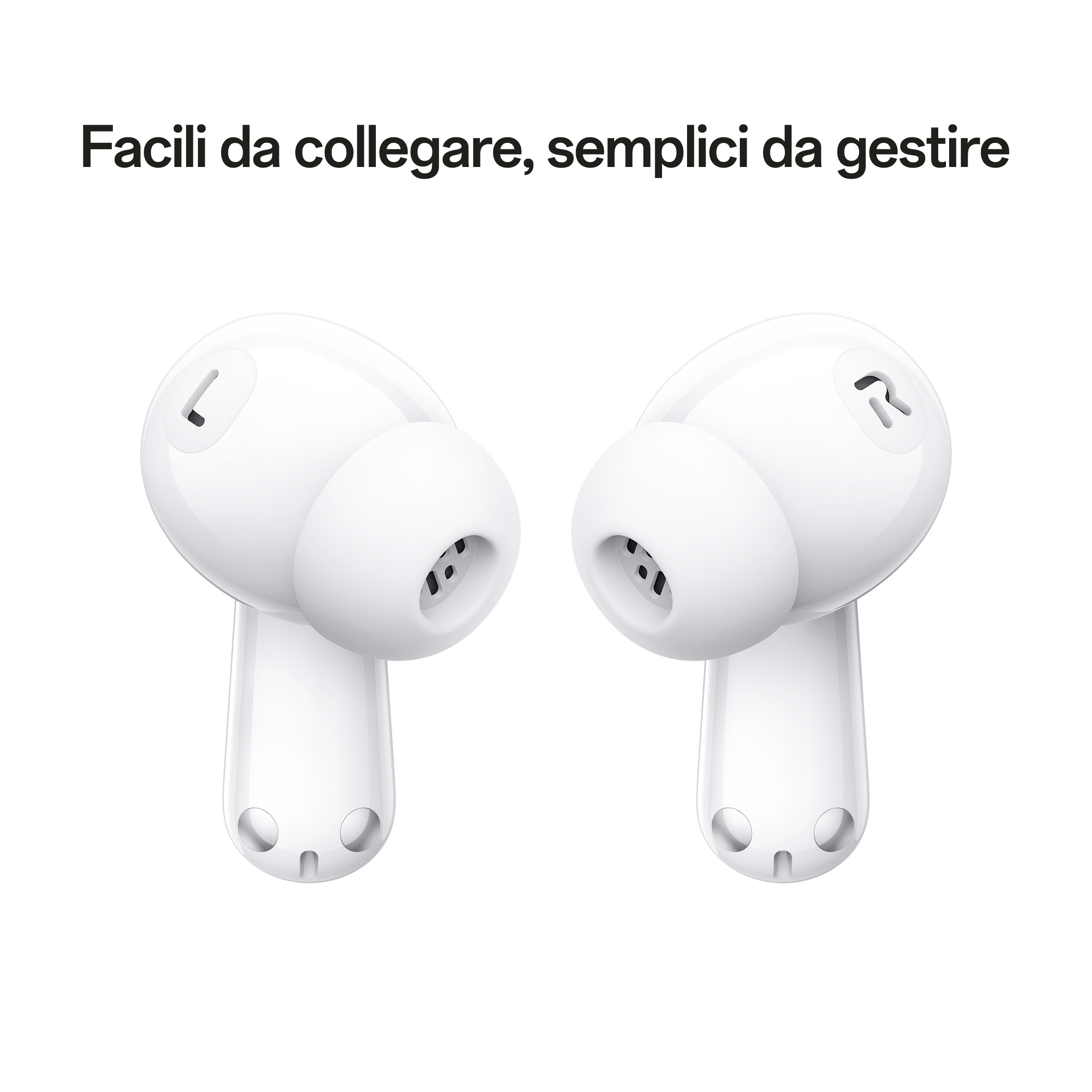 Oppo Enco Air4 Silky White Auricolari Bluetooth con Cancellazione del Rumore - immagine 4