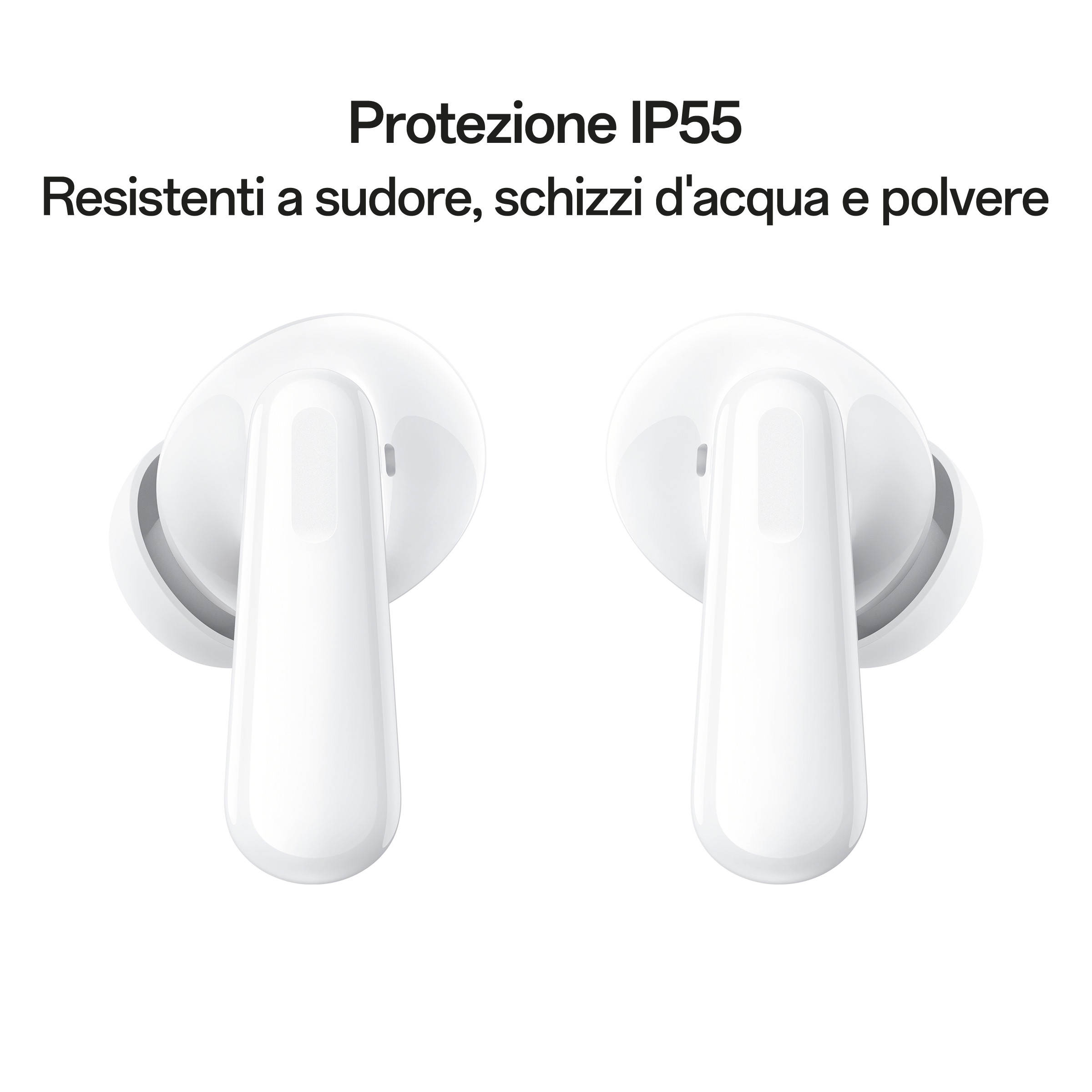Oppo Enco Air4 Silky White Auricolari Bluetooth con Cancellazione del Rumore - immagine 5