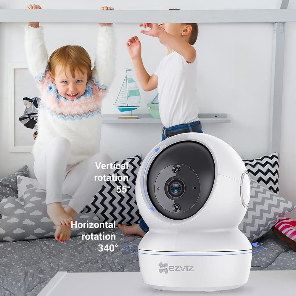 Ezviz Kit Hinnovation Smarthome TY1 Videocamera Interno con Lampadina LB1 Color - immagine 3