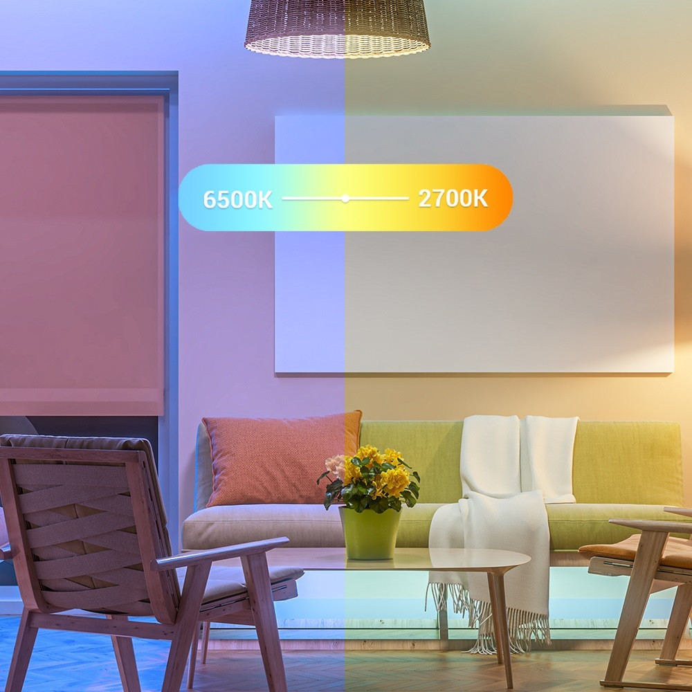 Ezviz Kit Hinnovation Smarthome TY1 Videocamera Interno con Lampadina LB1 Color - immagine 5
