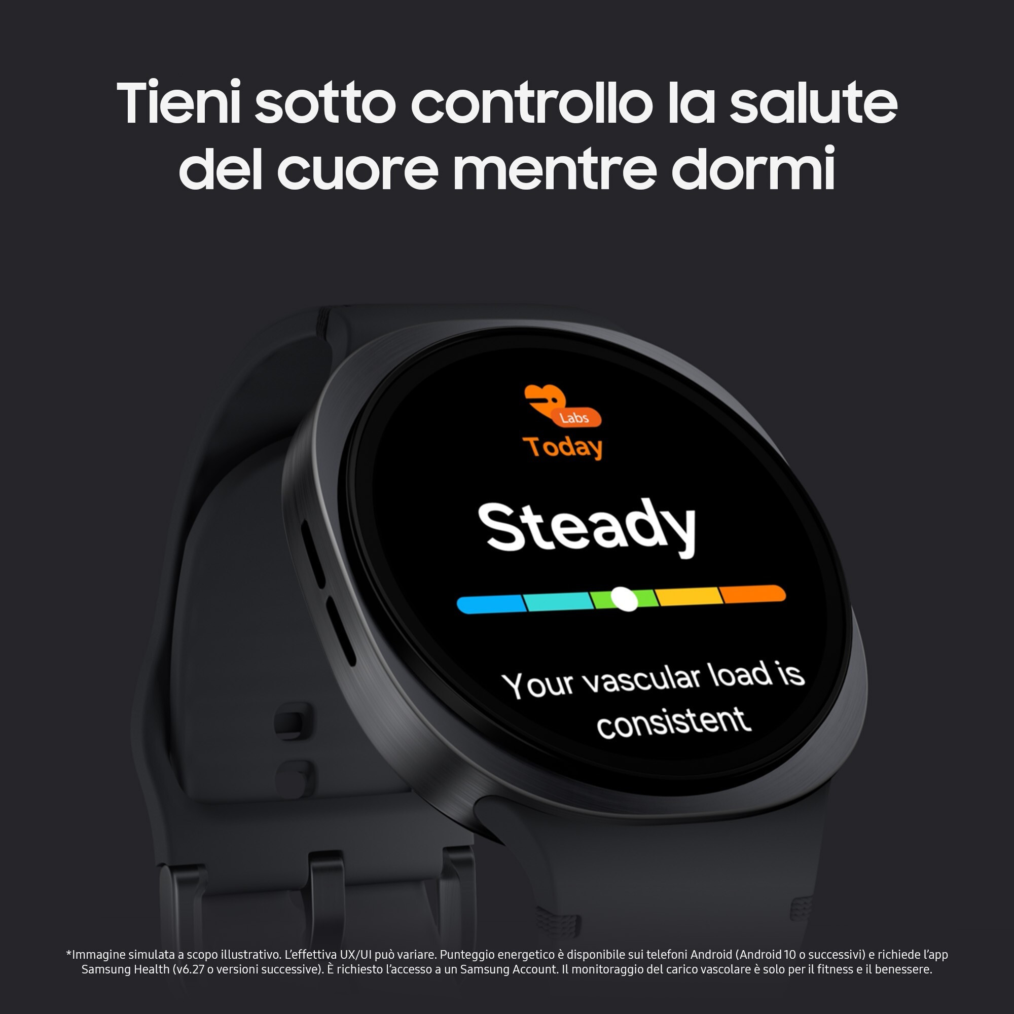 Samsung Galaxy Watch8 SML330NZSAITV Silver Smartwatch 44MM Bluetooth - immagine 6
