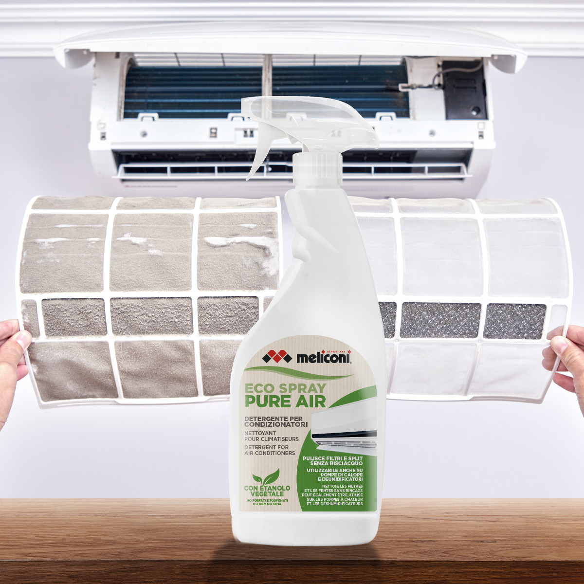 Meliconi Eco Spray Pure Air Detergente per Condizionatori 500ML - immagine 3