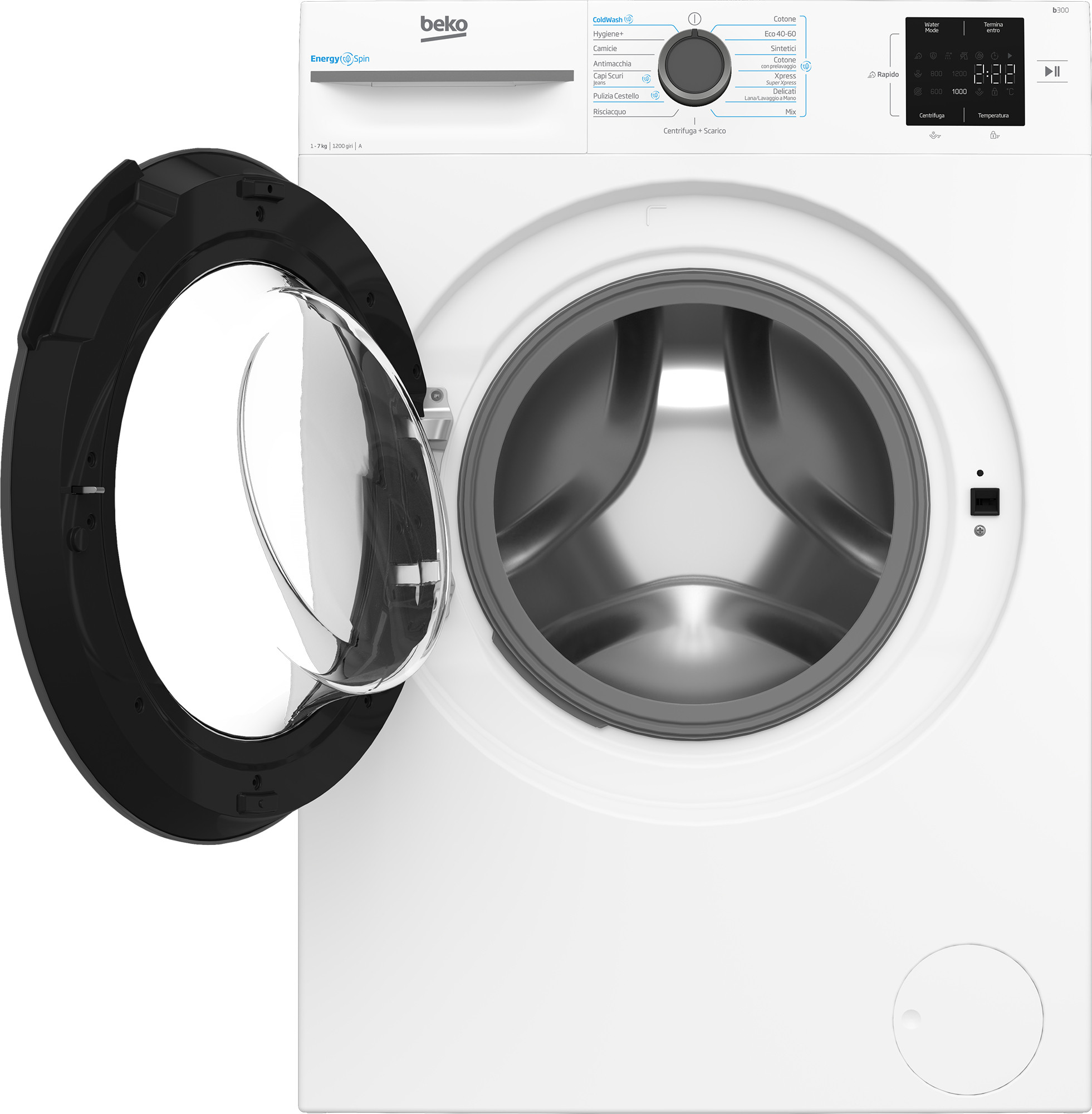 Beko BMWU3721A Lavatrice Carica Frontale 7KG 1200 Giri Inverter - immagine 3