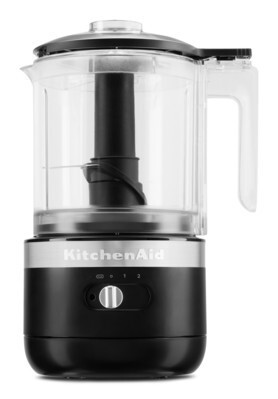Kitchenaid 5KFCB519EBM Nero Opaco Tritatutto 240w Ciotola da 1.2LT - immagine 2