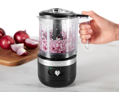 Kitchenaid 5KFCB519EBM Nero Opaco Tritatutto 240w Ciotola da 1.2LT - immagine 6